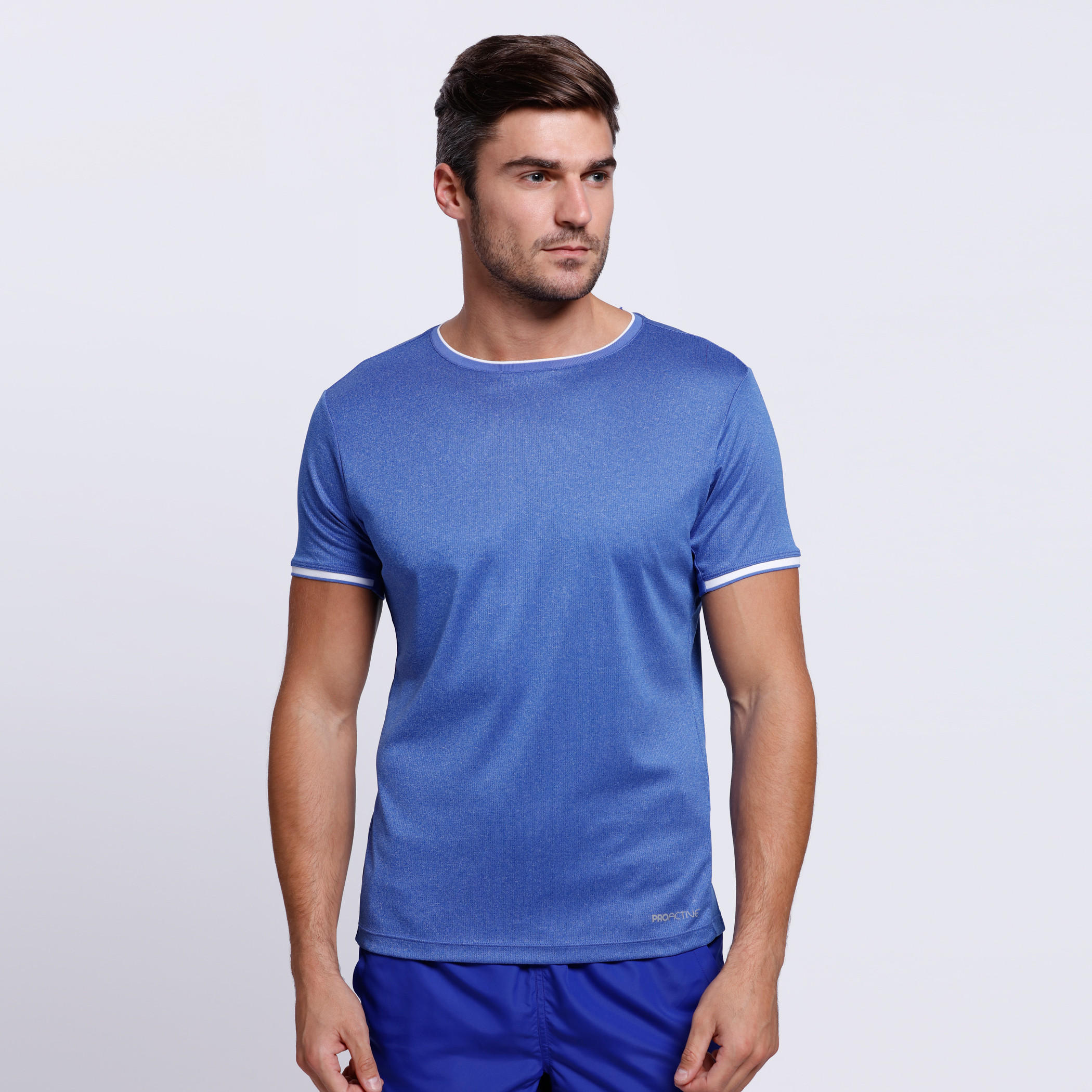 Round Neck T-Shirt with Short Sleeves-men-clothing-tshirtsandpolos-tshirts-image-1
