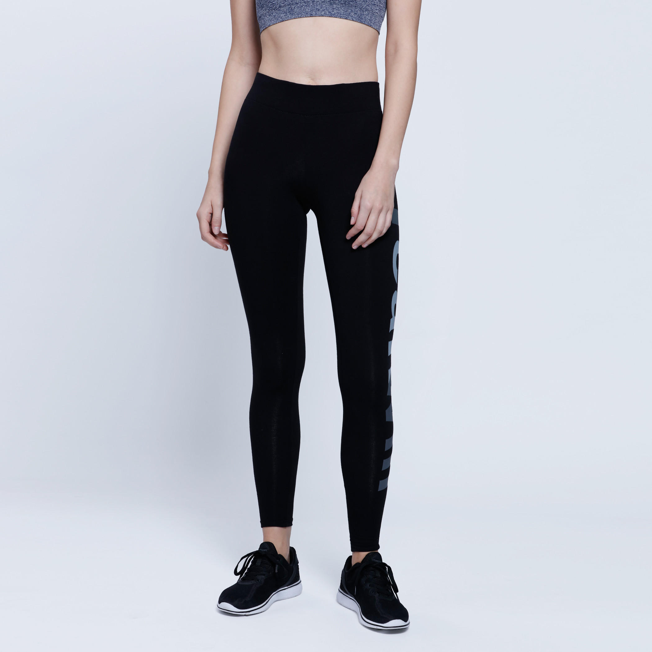 Printed Full Length Leggings with Elasticised Waistband-women-clothing-bottoms-trousers-image-1