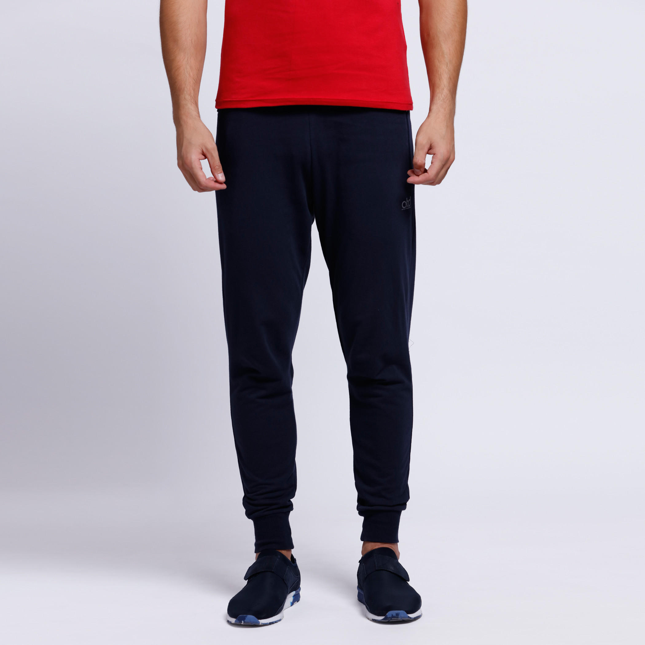 Printed Full Length Joggers with Elasticised Waistband-men-clothing-sportswearandactivewear-bottoms-image-1
