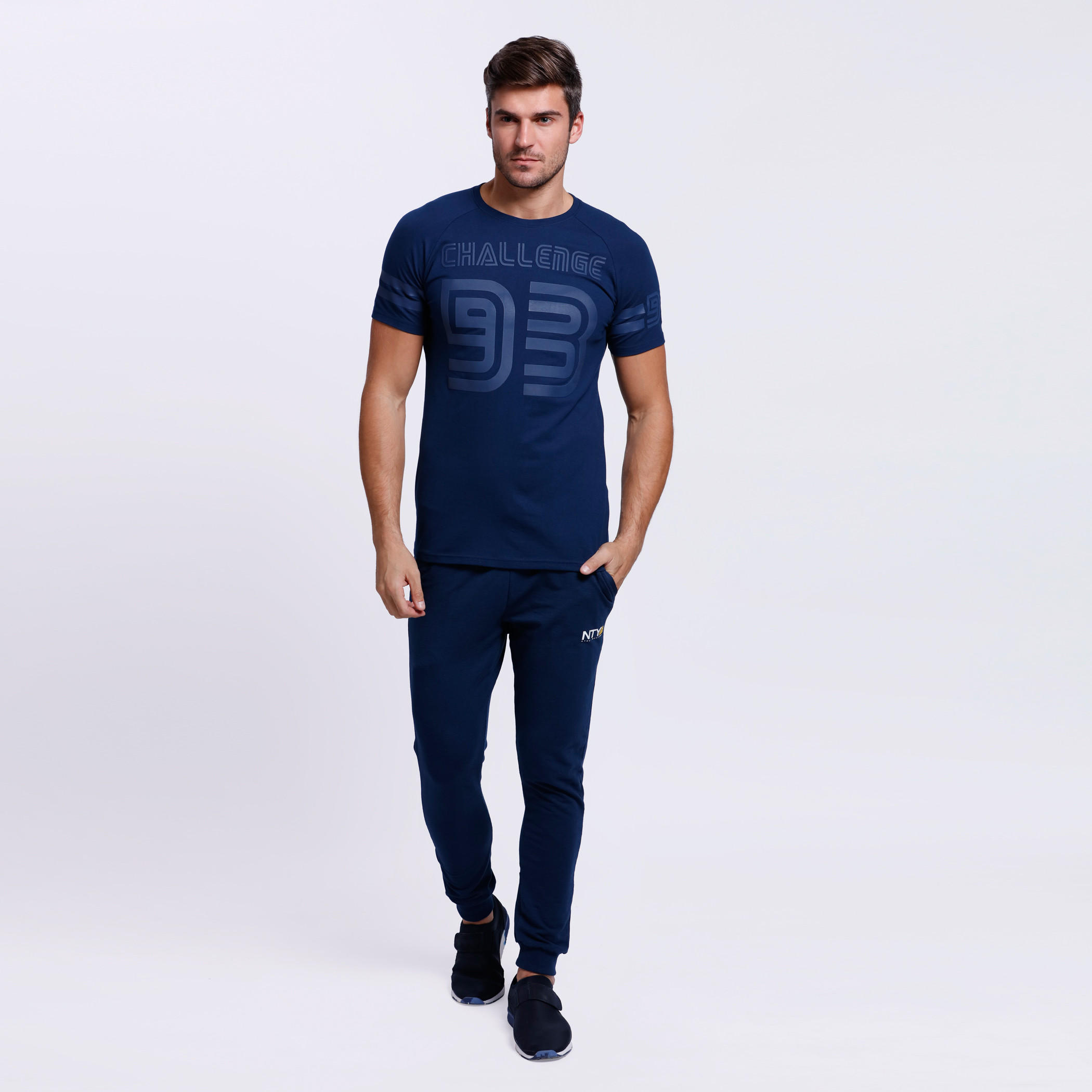 Printed T-Shirt with Crew Neck and Short Sleeves-men-clothing-tshirtsandpolos-tshirts-image-1