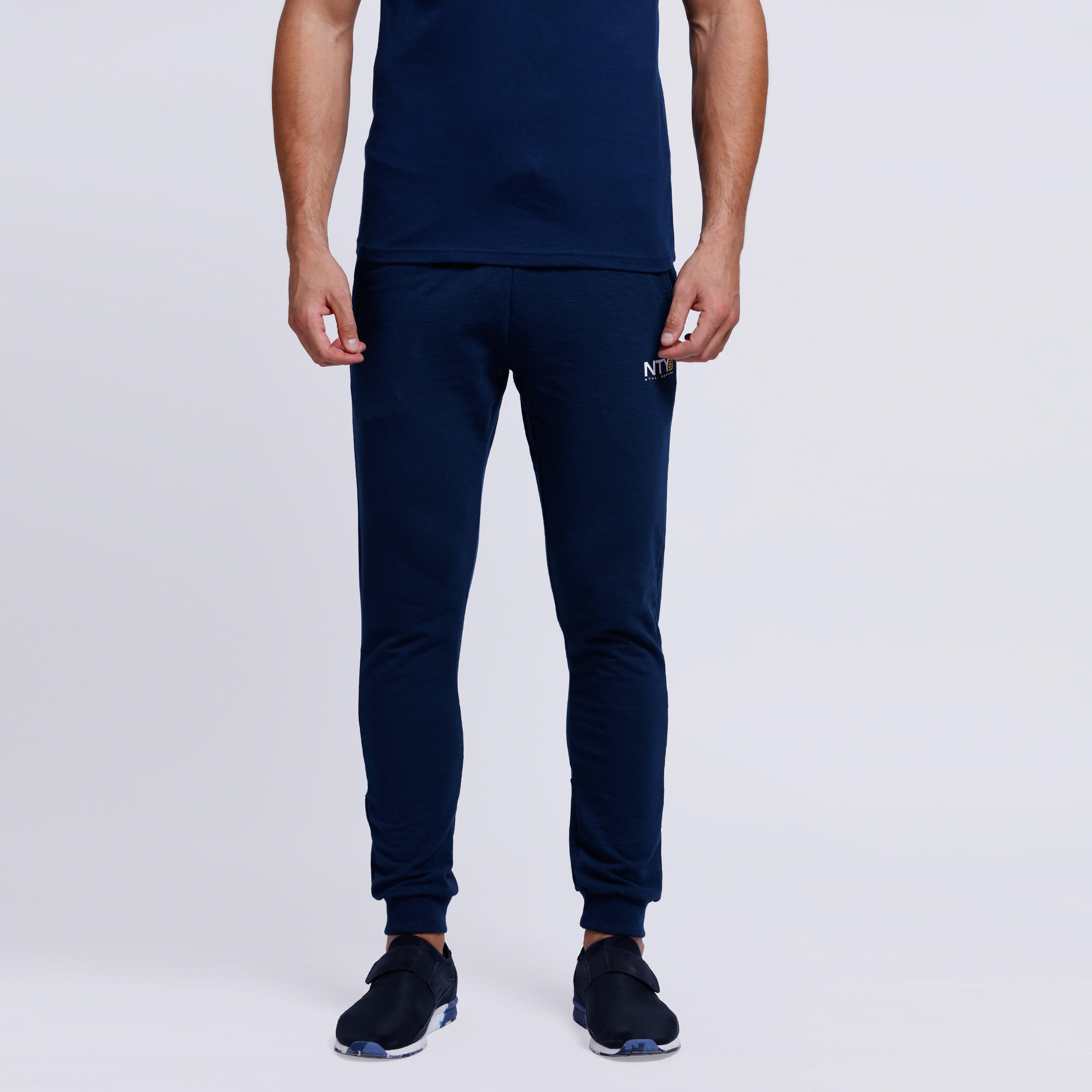 Full Length Jog Pants with Elasticised Waistband-men-clothing-bottoms-joggers-image-1