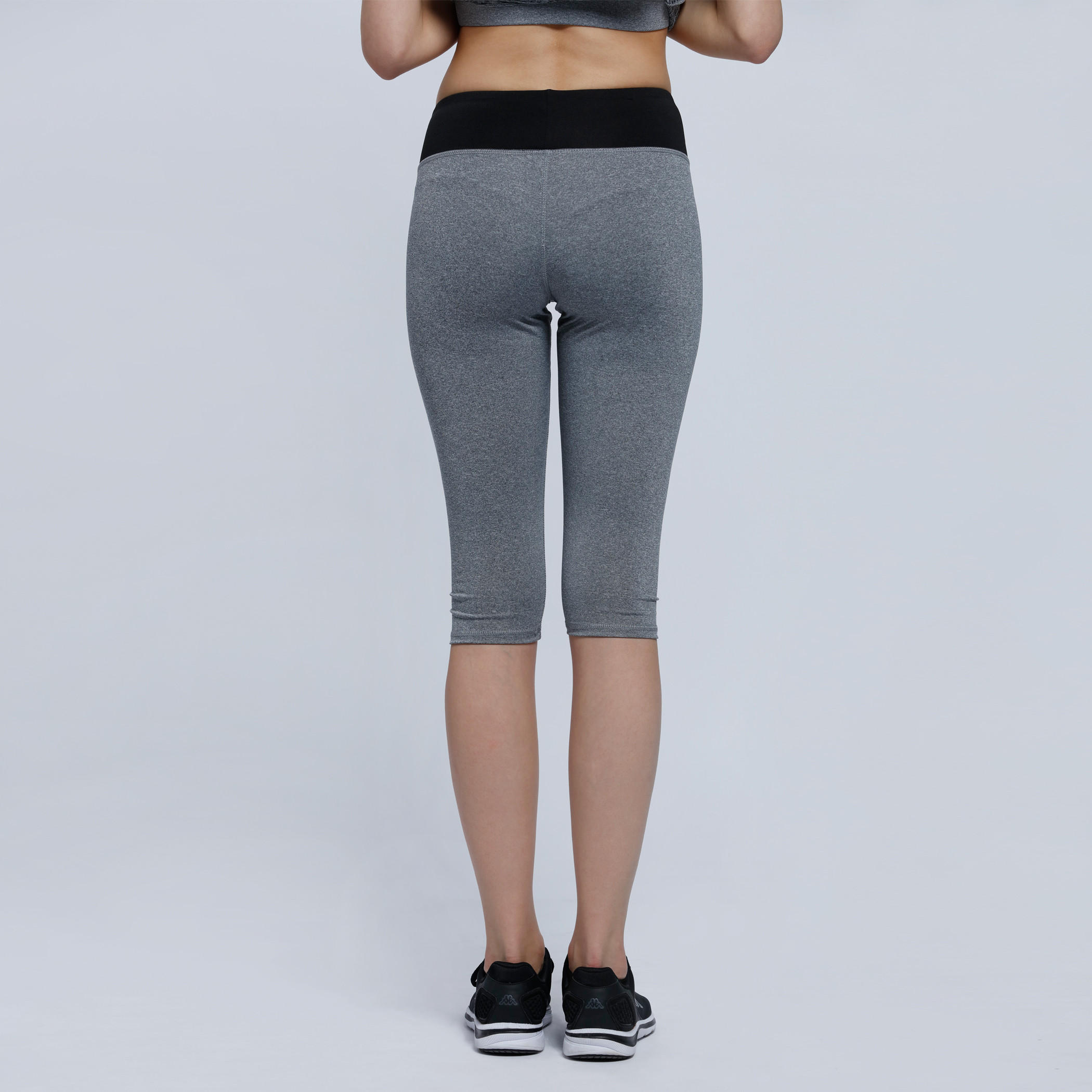 Knee Length Leggings with Elasticised Waistband-women-clothing-sportswearandactivewear-bottoms-image-2