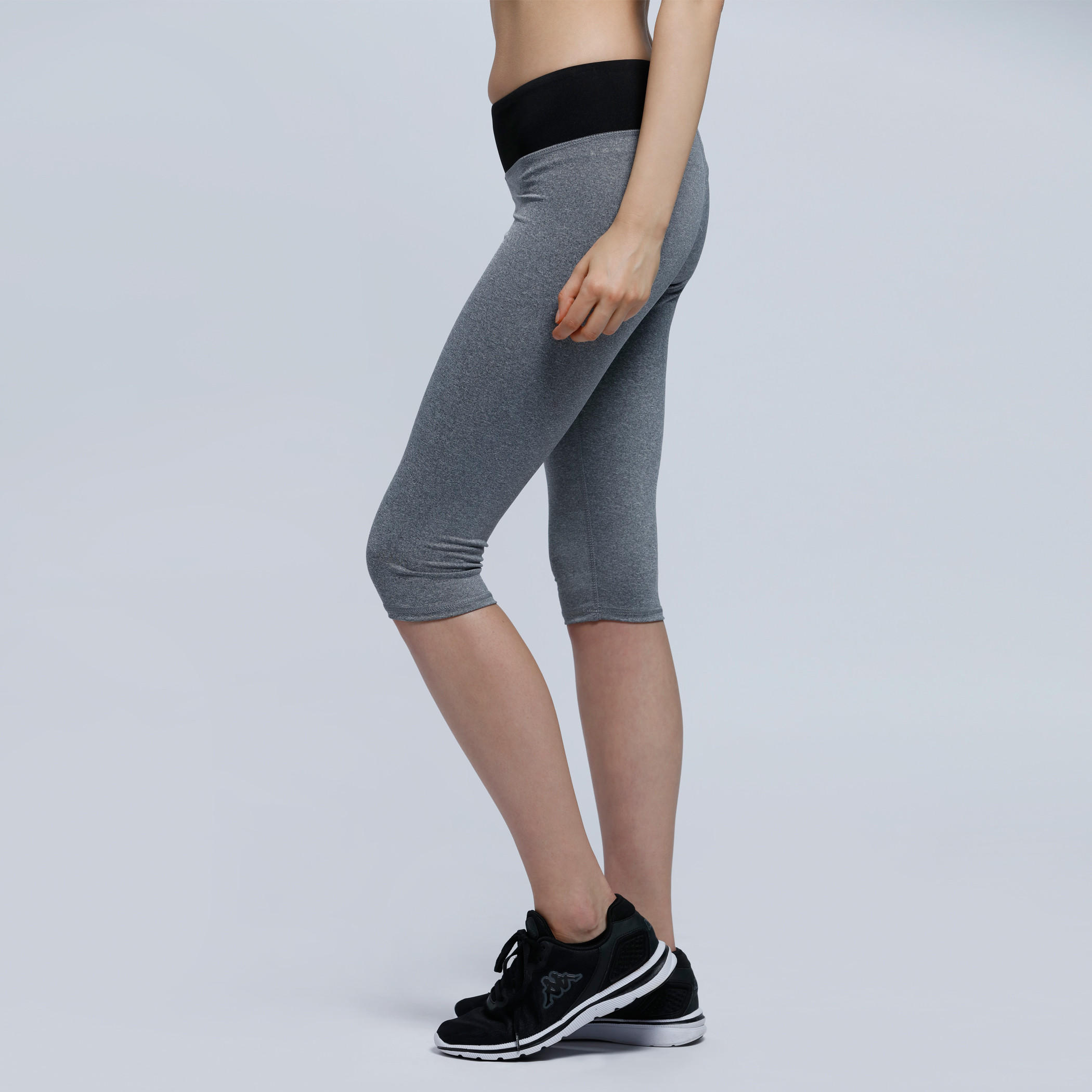 Knee Length Leggings with Elasticised Waistband-women-clothing-sportswearandactivewear-bottoms-image-3