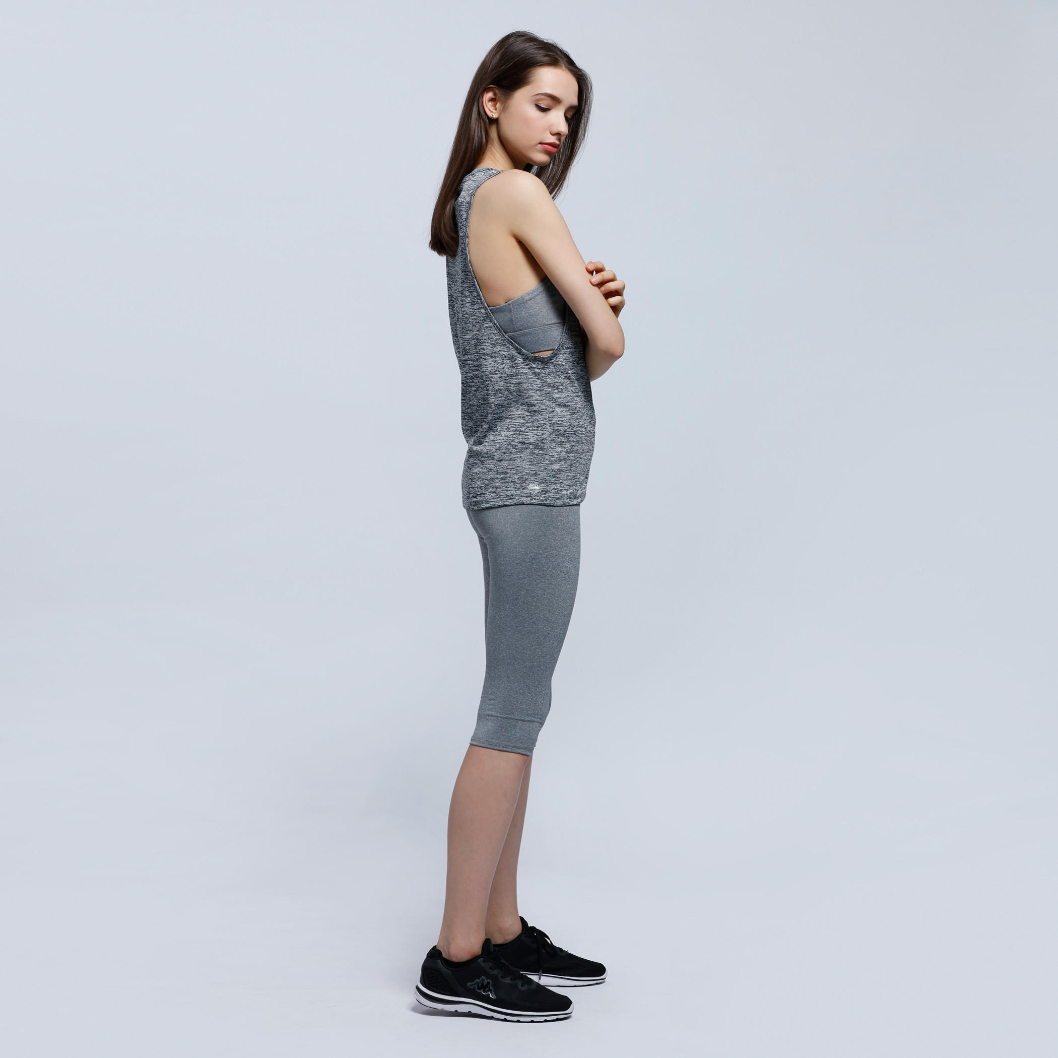 Knee Length Leggings with Elasticised Waistband-women-clothing-sportswearandactivewear-bottoms-image-5