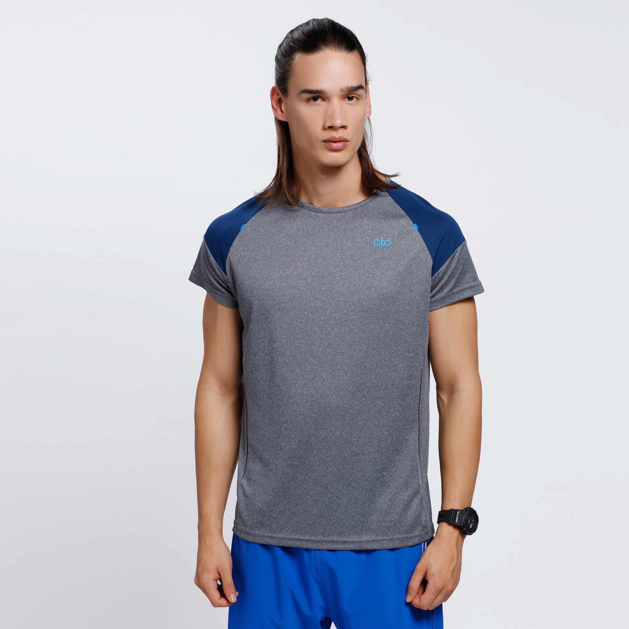Short Sleeves T-Shirt with Round Neck-men-clothing-sportswearandactivewear-tshirtsandpolos-image-1