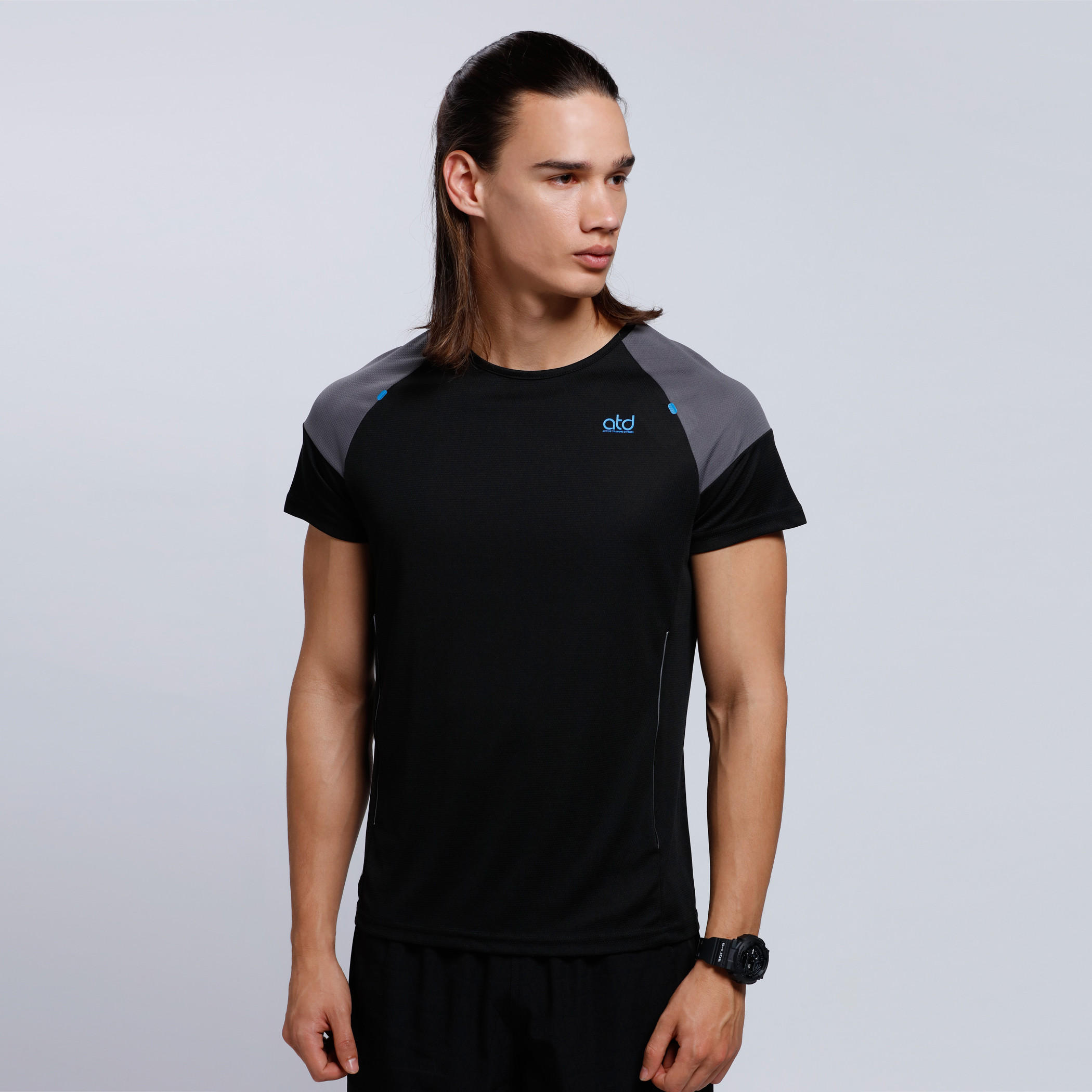 Short Sleeves T-Shirt with Round Neck-men-clothing-sportswearandactivewear-tshirtsandpolos-image-1