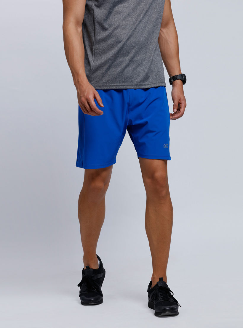 Knee Length Shorts with Elasticised Waistband-men-clothing-sportswearandactivewear-bottoms-image-1