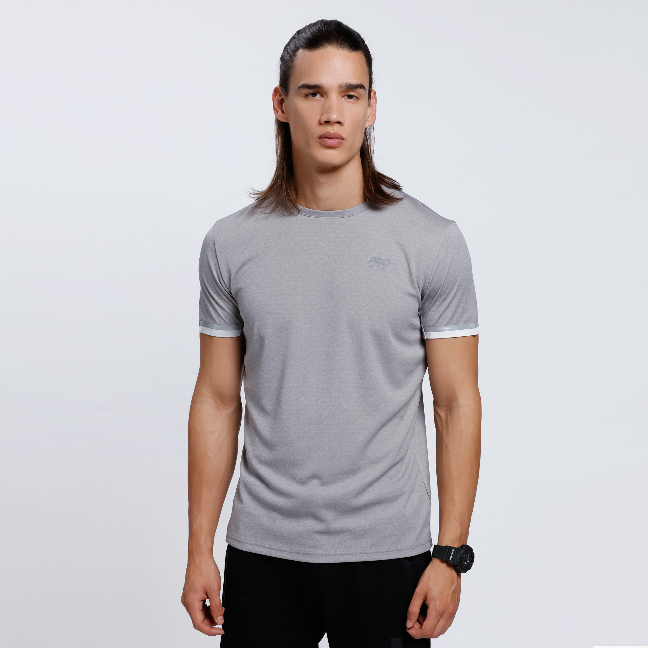 Crew Neck T-Shirt with Short Sleeves-men-clothing-sportswearandactivewear-tshirtsandpolos-image-1