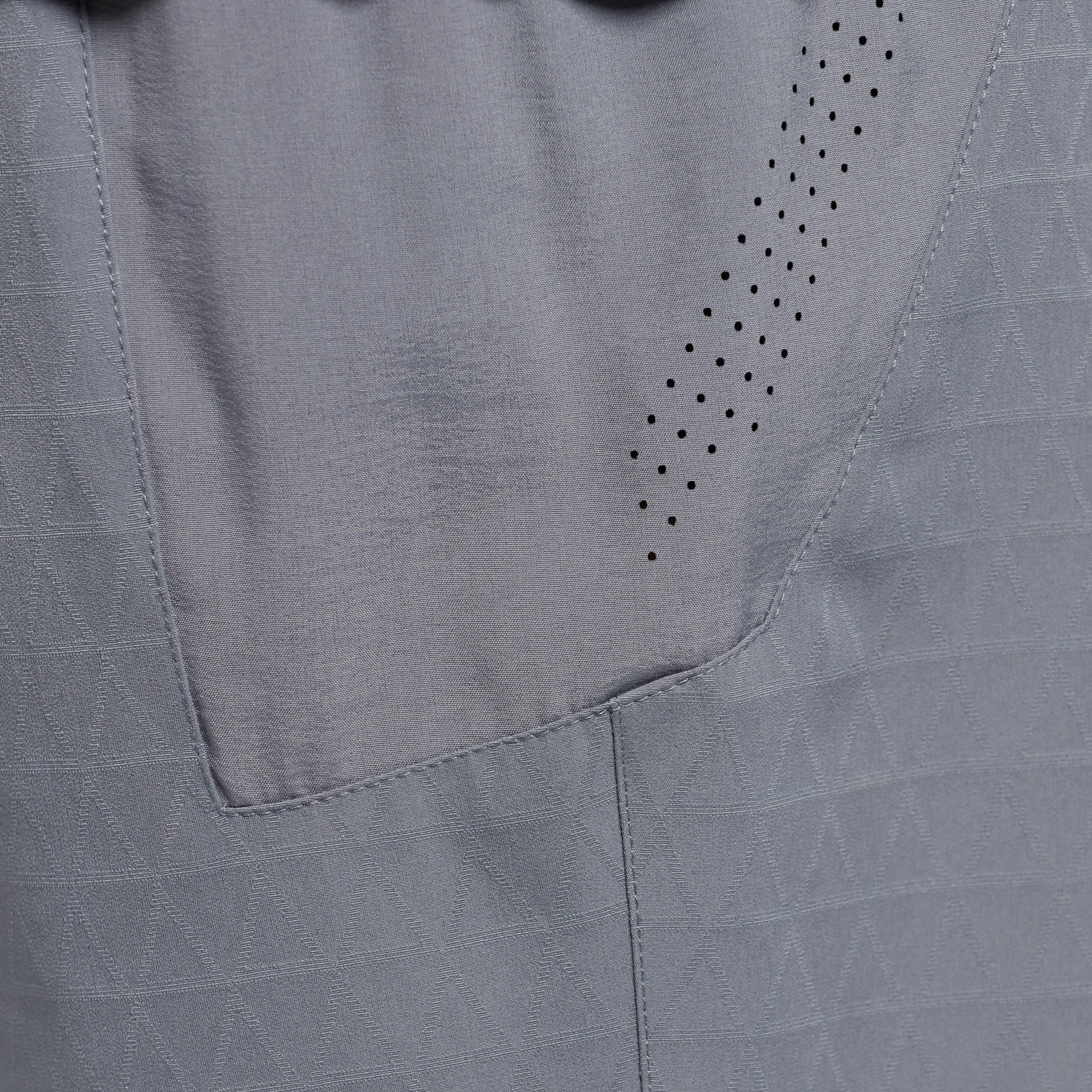 Melange Shorts with Elasticised Waistband-men-clothing-sportswearandactivewear-bottoms-image-4