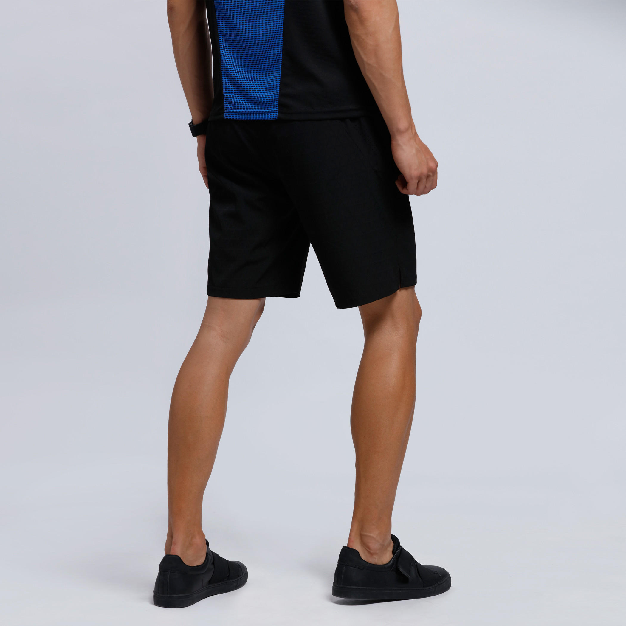 Knee Length Shorts with Elasticised Waistband-men-clothing-sportswearandactivewear-bottoms-image-2