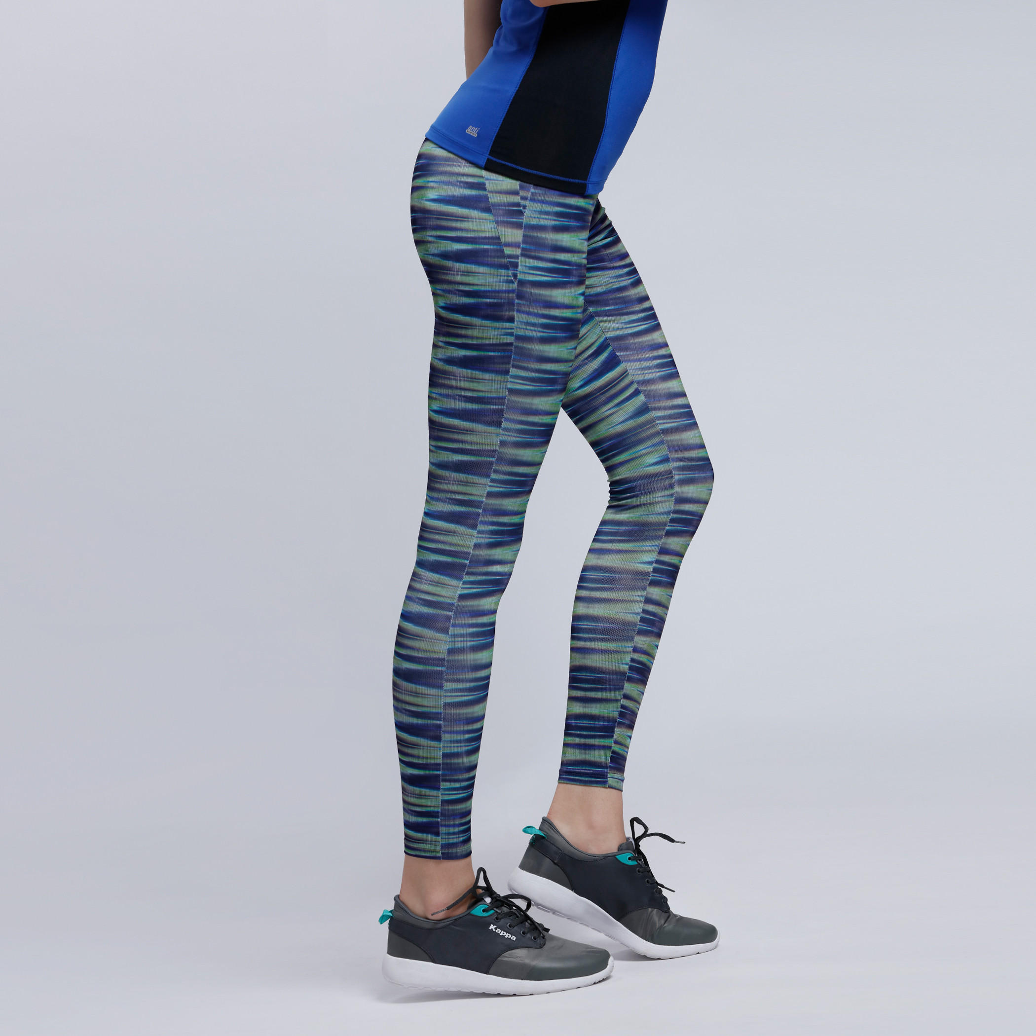 Printed Full Length Leggings with Elasticised Waistband-women-clothing-sportswearandactivewear-bottoms-image-3