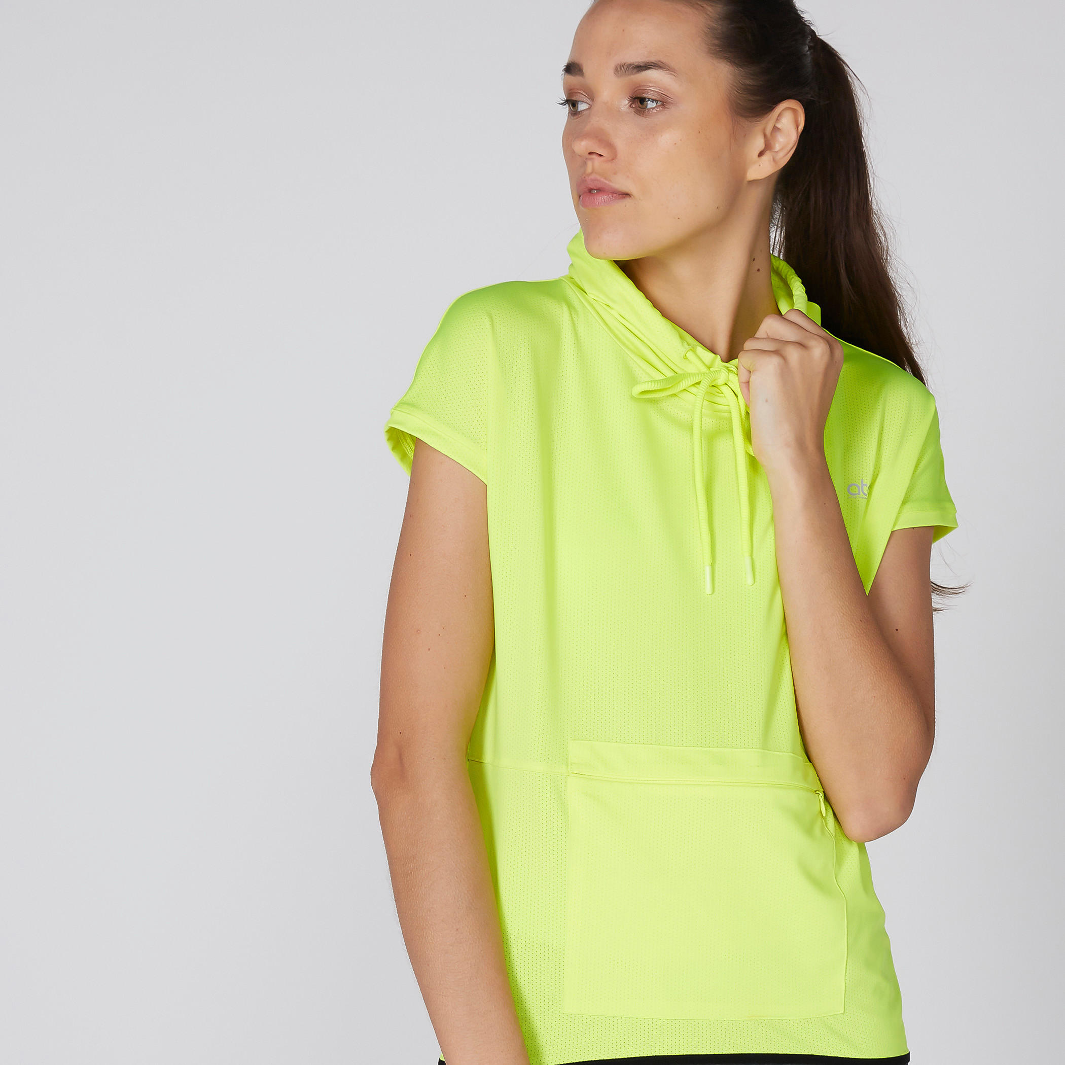 بلوزة بقبعة وأكمام متصلة وجيب بسحّاب-women-clothing-shirtsandblouses-blouses-image-3