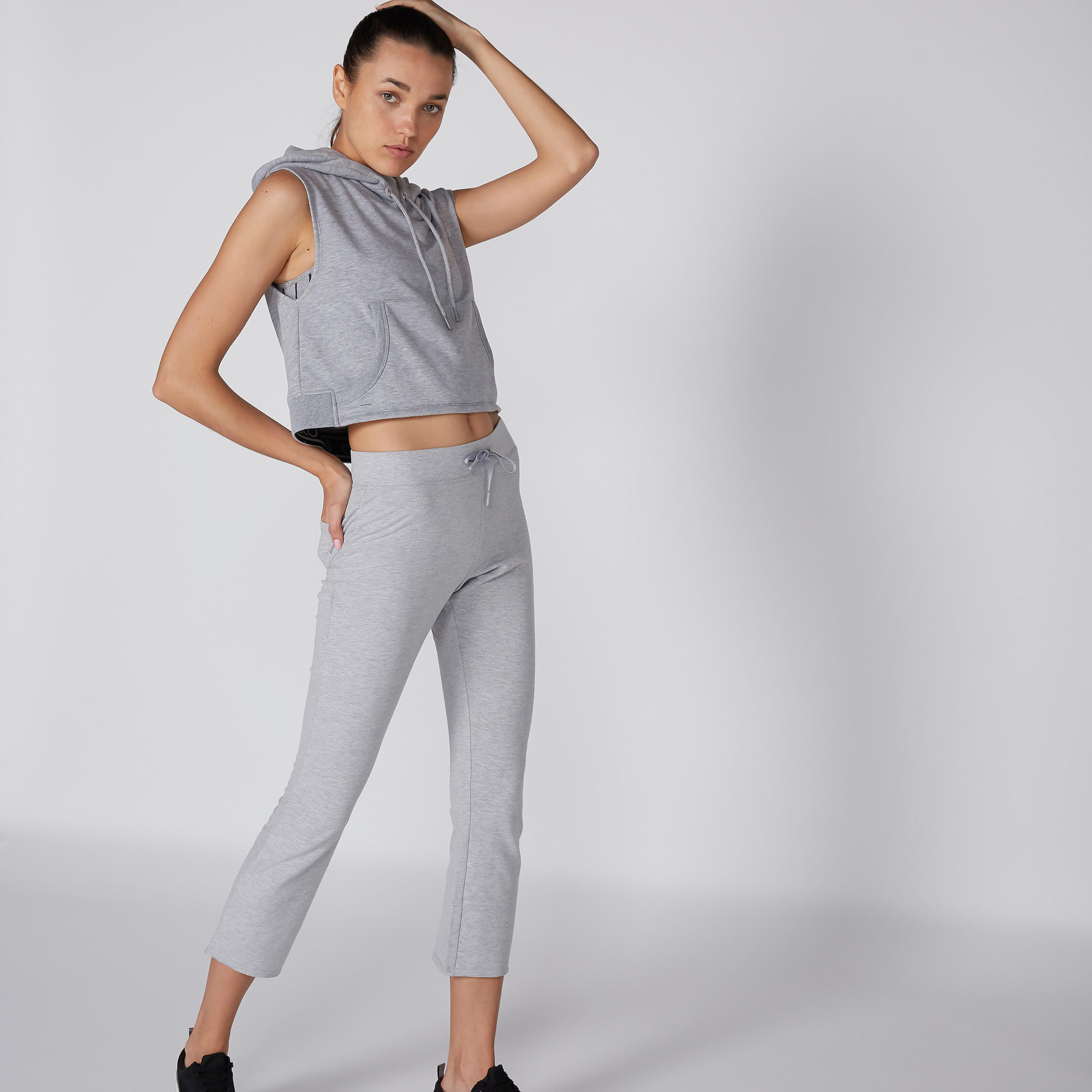 Full Length Pants with Drawstring Closure-women-clothing-sportswearandactivewear-bottoms-image-1
