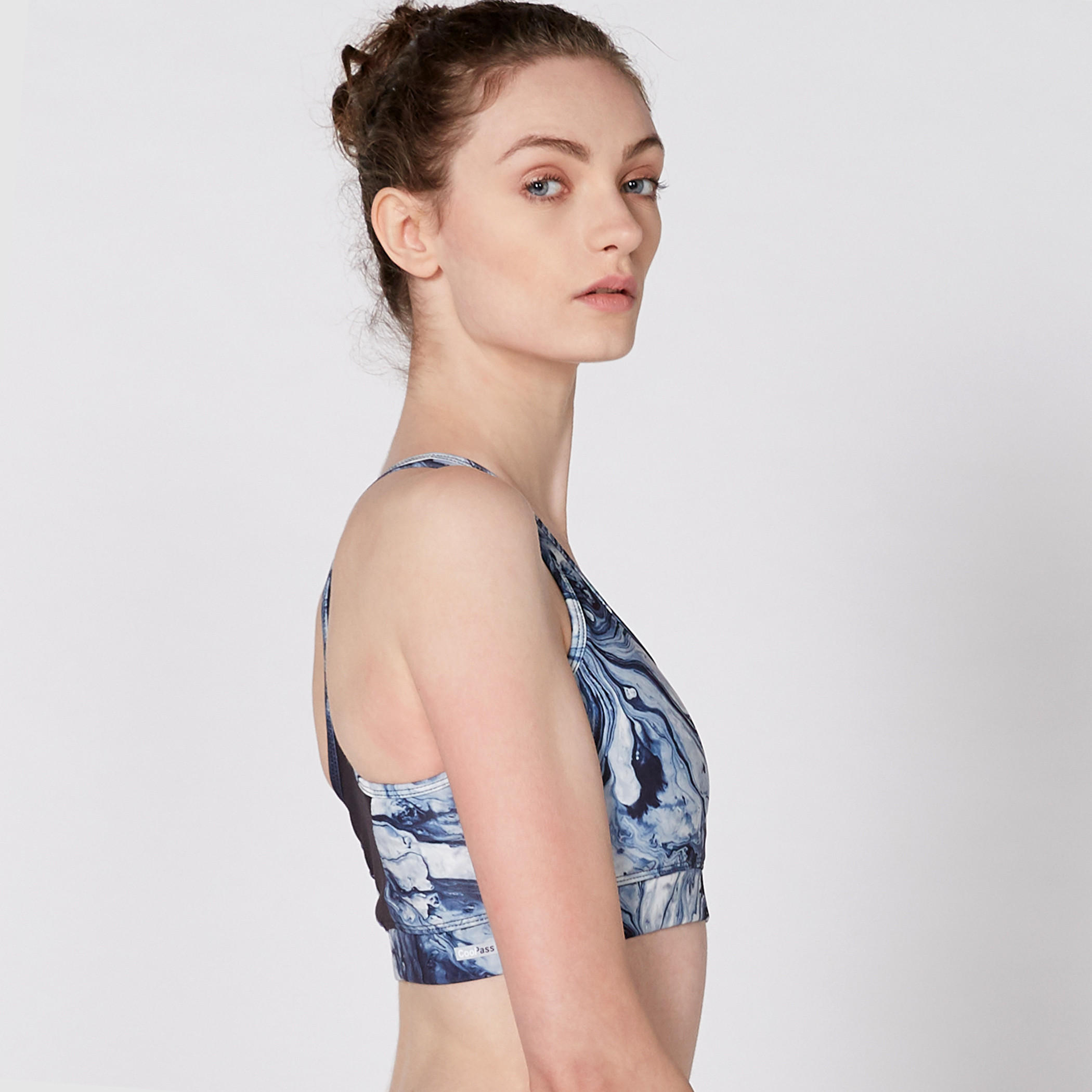 Printed Sports Bra with Racer Back and Mesh Insert-sports-women-clothing-sportsbras-image-4