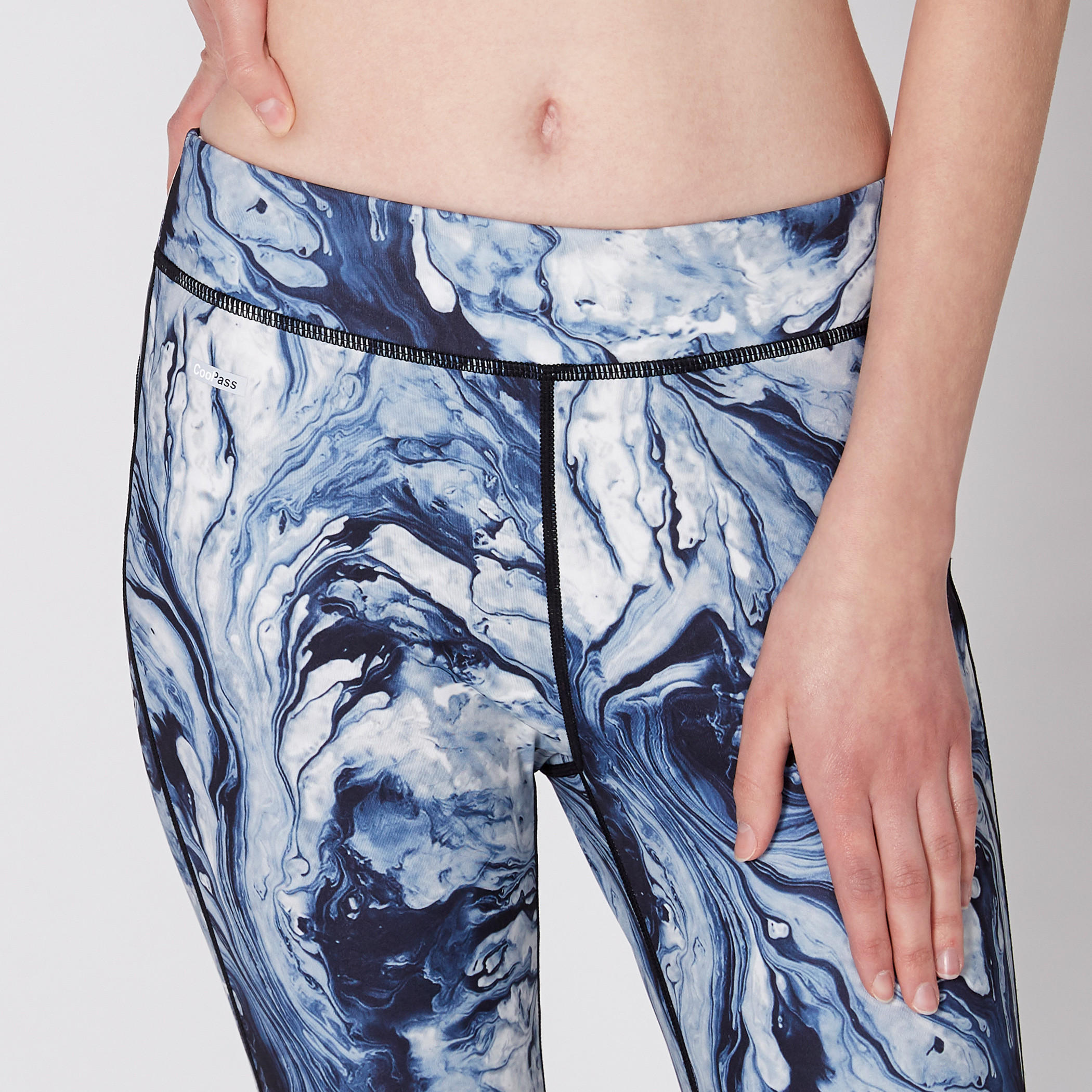 Printed Leggings with Elasticized Waistband-women-clothing-bottoms-leggings-image-2