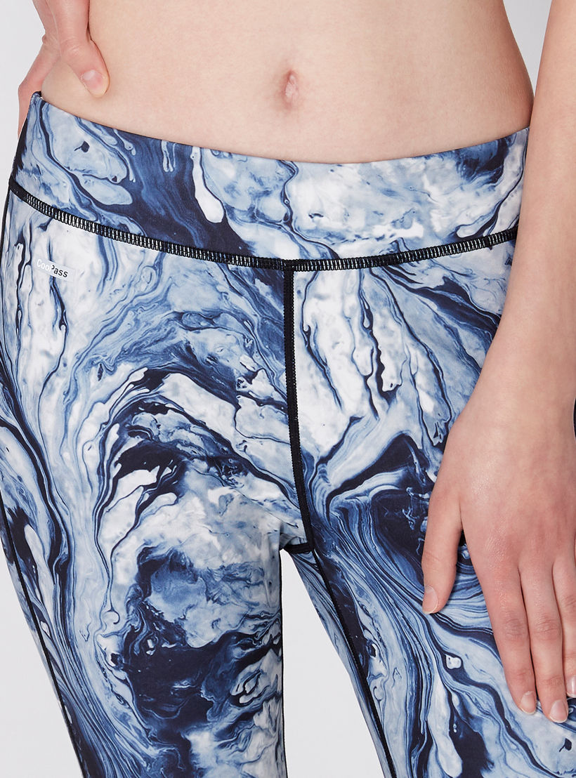 Printed Leggings with Elasticized Waistband-women-clothing-bottoms-leggings-image-2