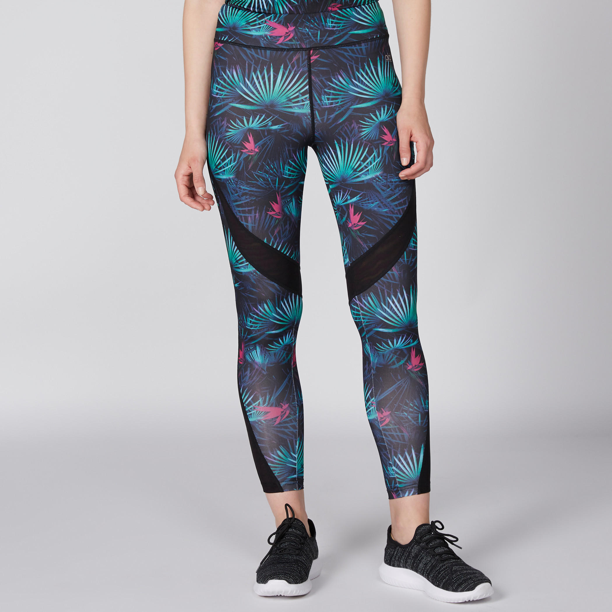 بنطال ليقنز طويل بخصر مطّاطي وطبعات-women-clothing-bottoms-leggings-image-1