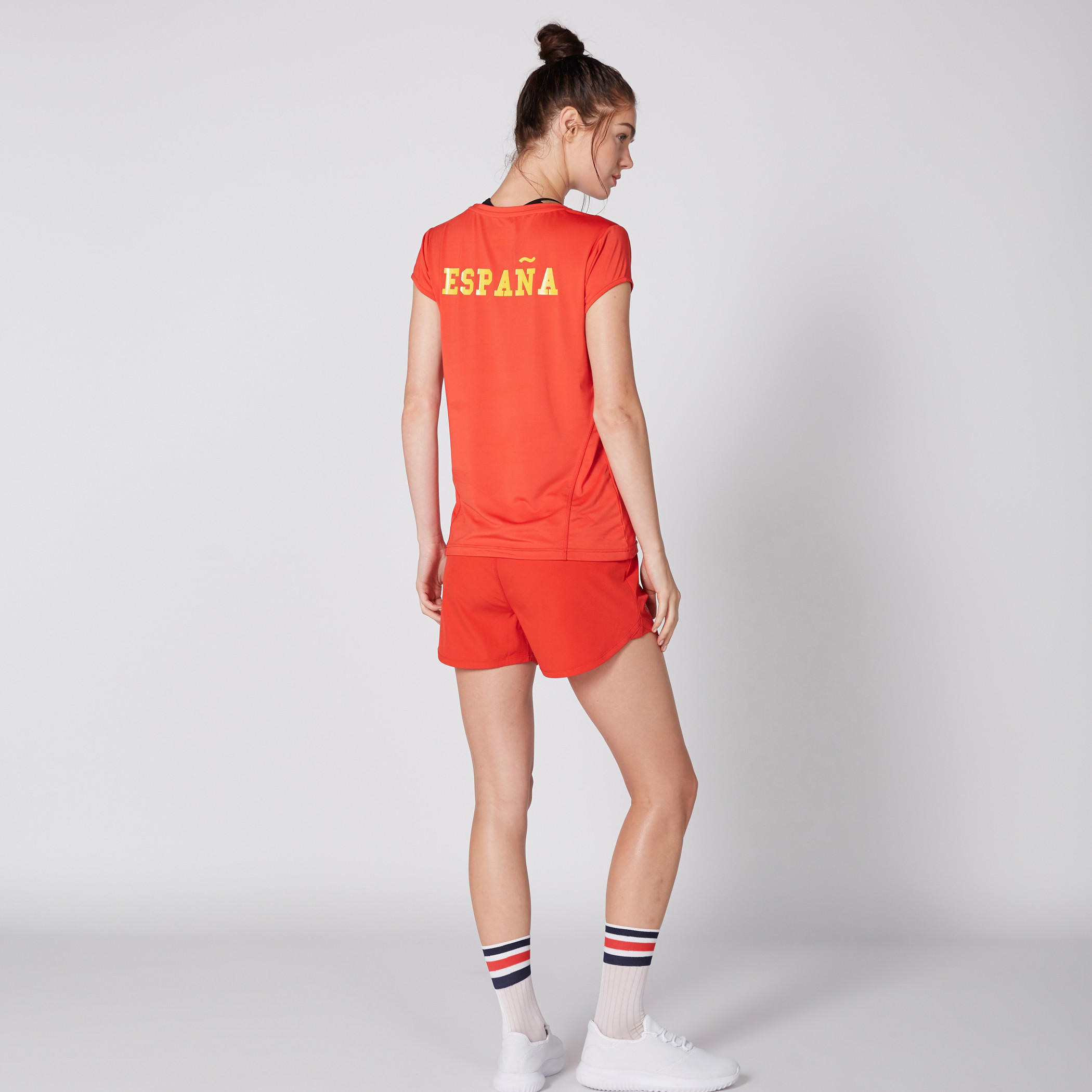 تيشيرت بياقة مستديرة وأكمام كاب وطبعات إسبانيا-women-clothing-tshirts-image-2