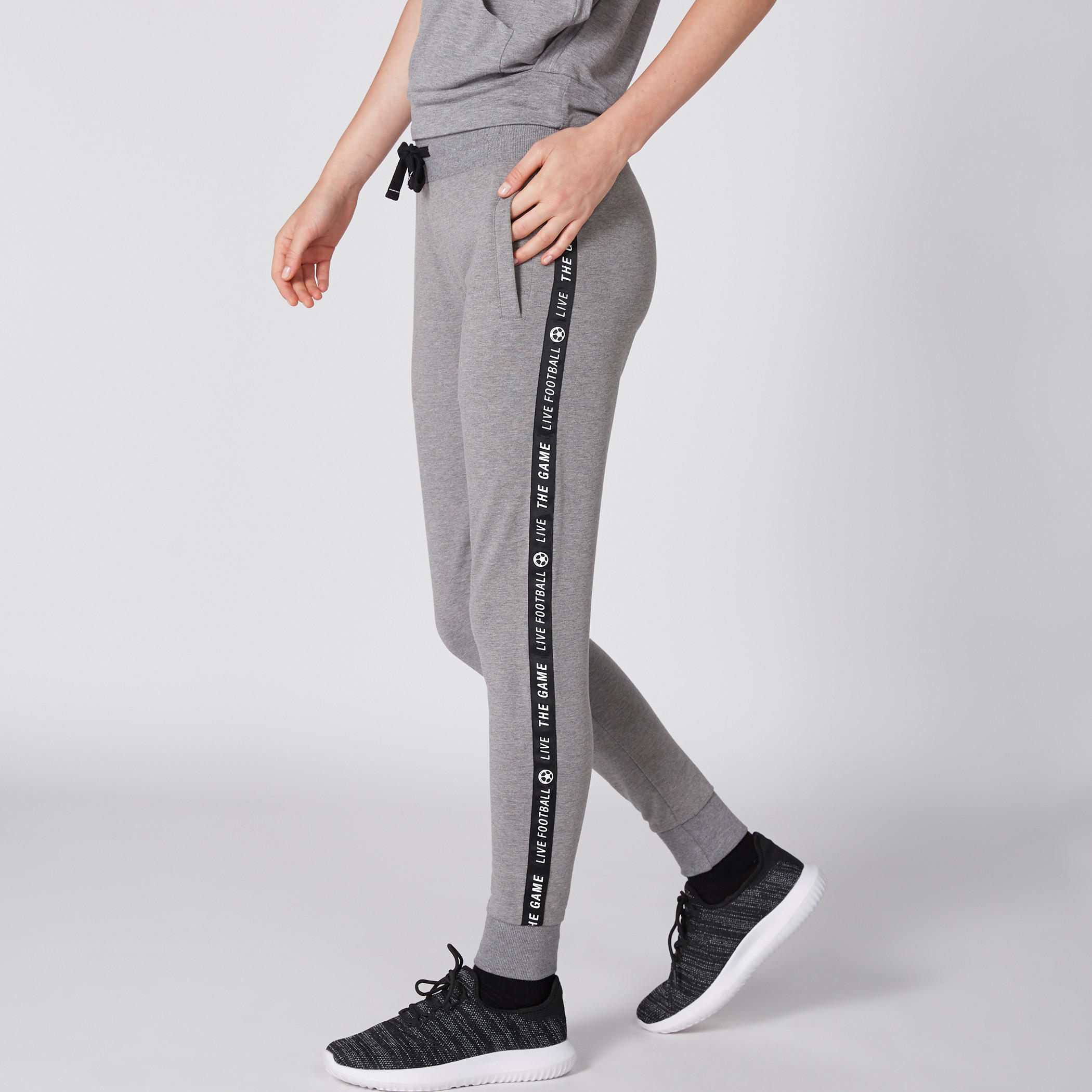 بنطال رياضي طويل بخصر مطاطي وشريطة-women-clothing-bottoms-joggers-image-4
