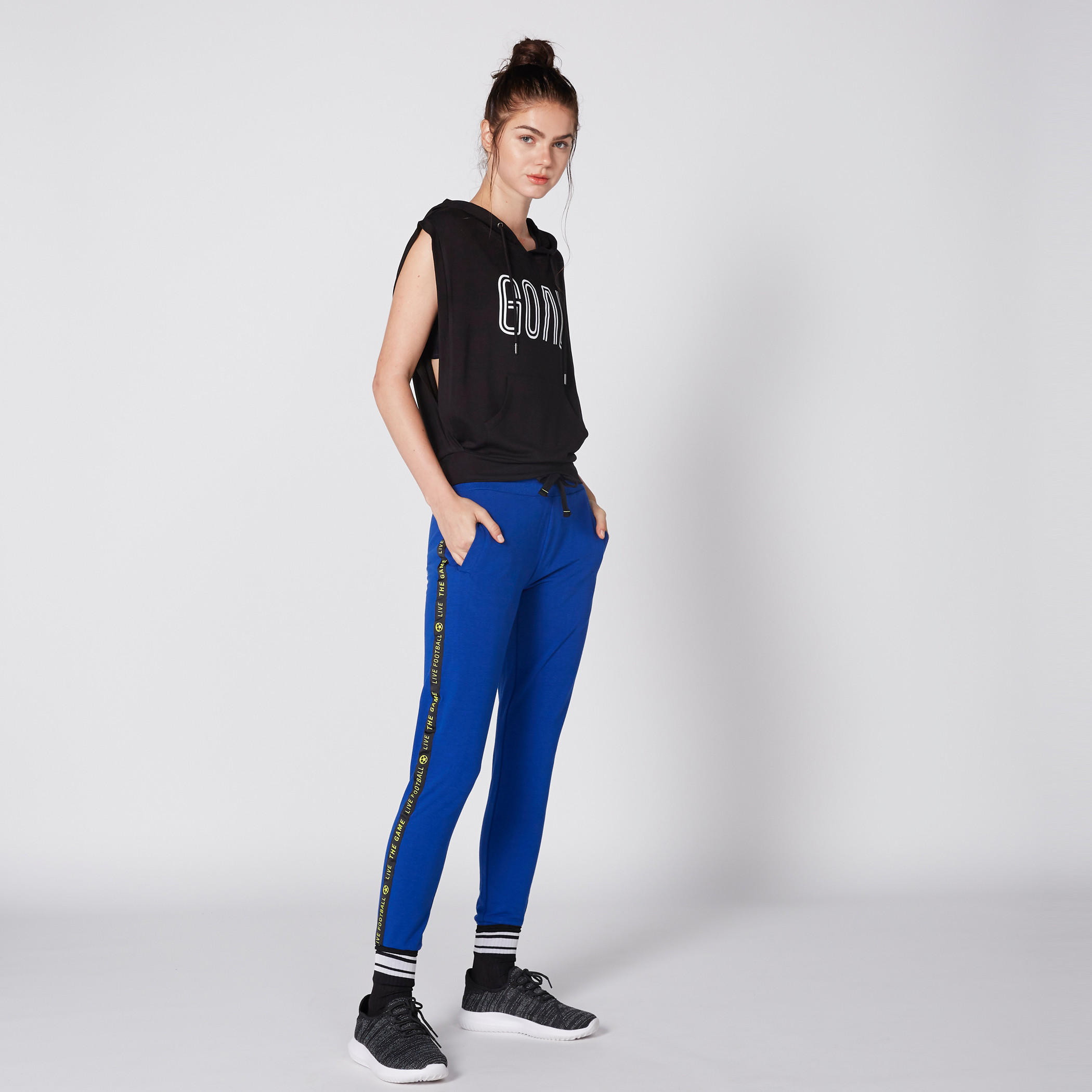 Printed Sleeveless T-Shirt with Hood-women-clothing-tshirts-image-3