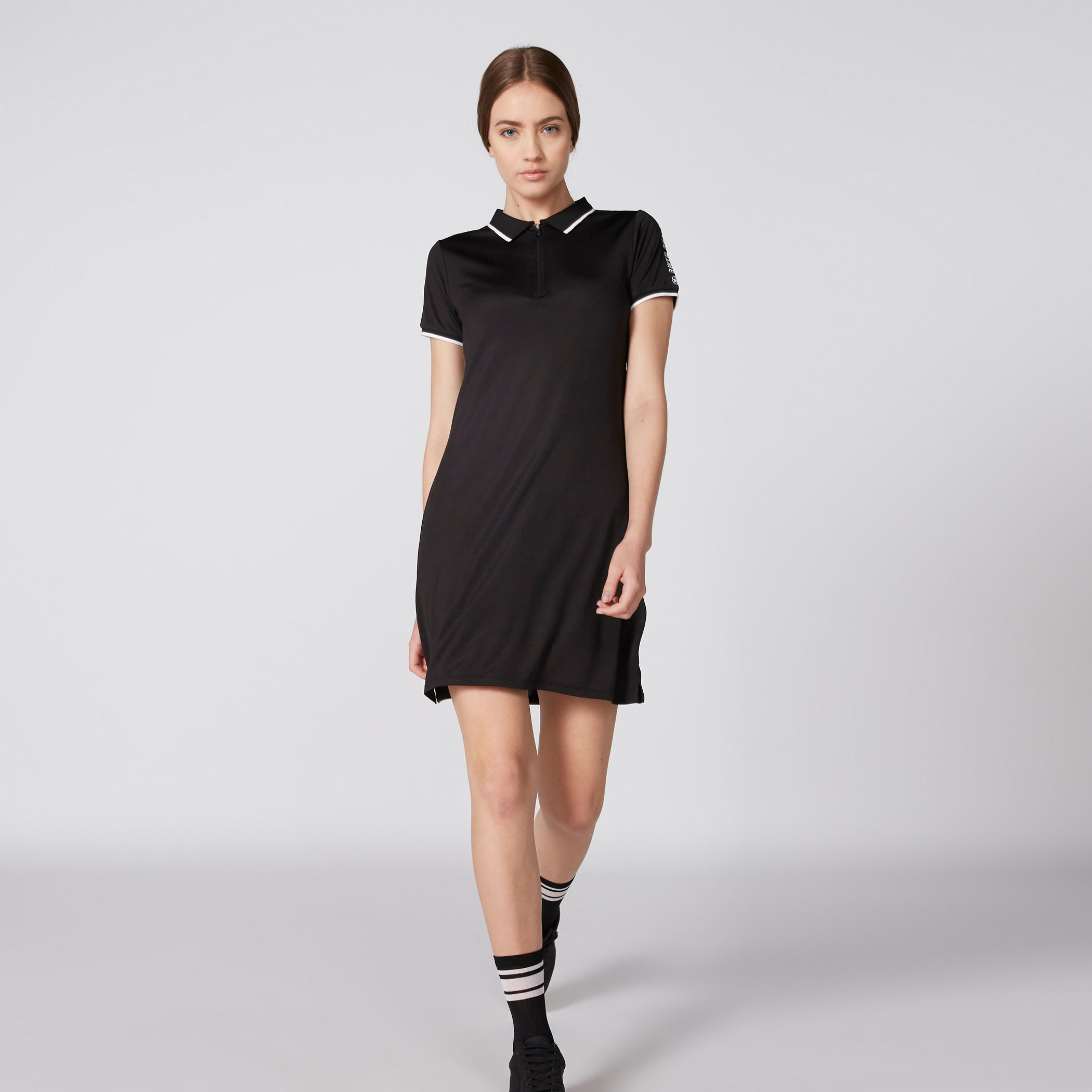 تيشيرت بياقة بولو وأكمام قصيرة-women-clothing-dresses-image-4