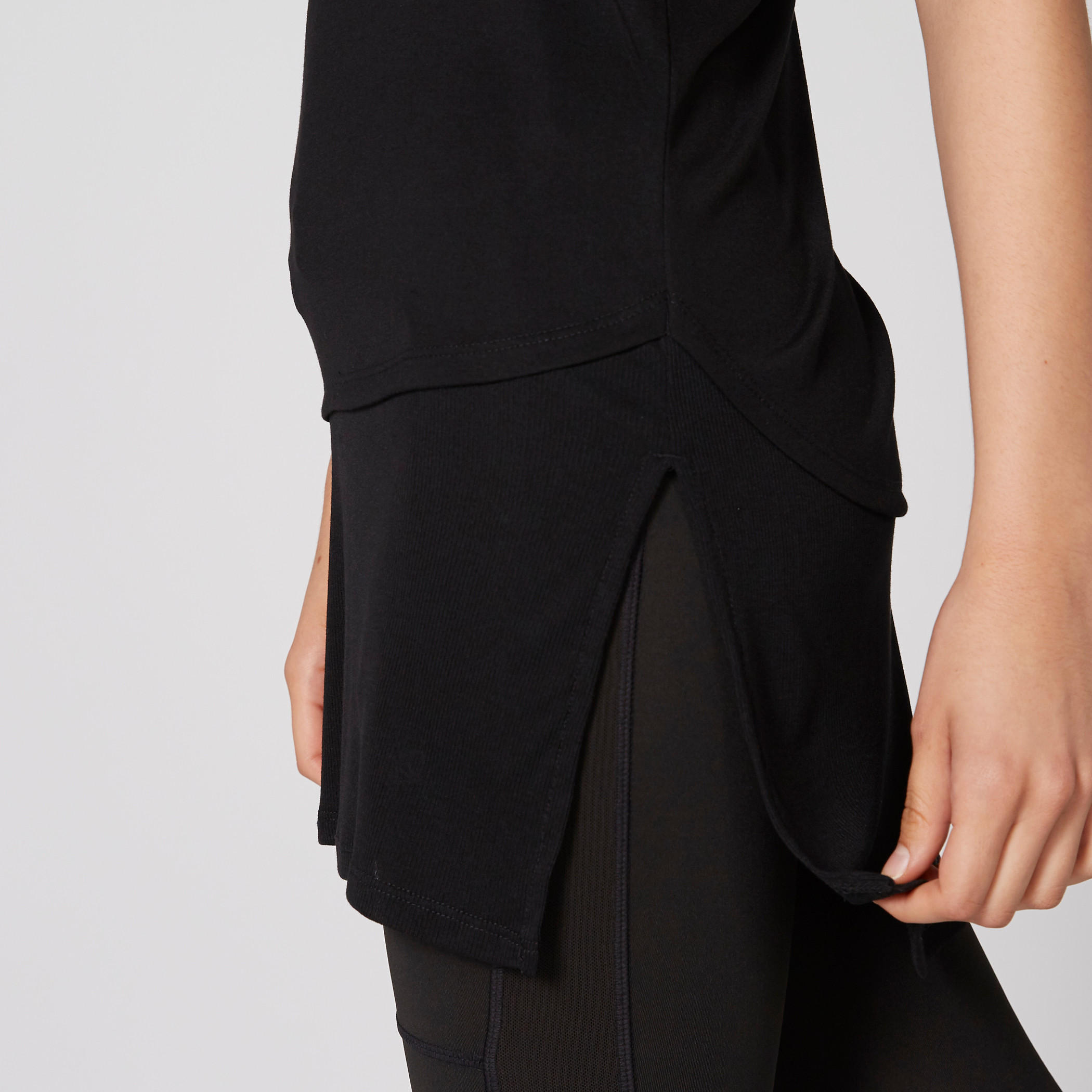 تيشيرت طويل دون أكمام بياقة ضيقة-women-clothing-tshirts-image-6