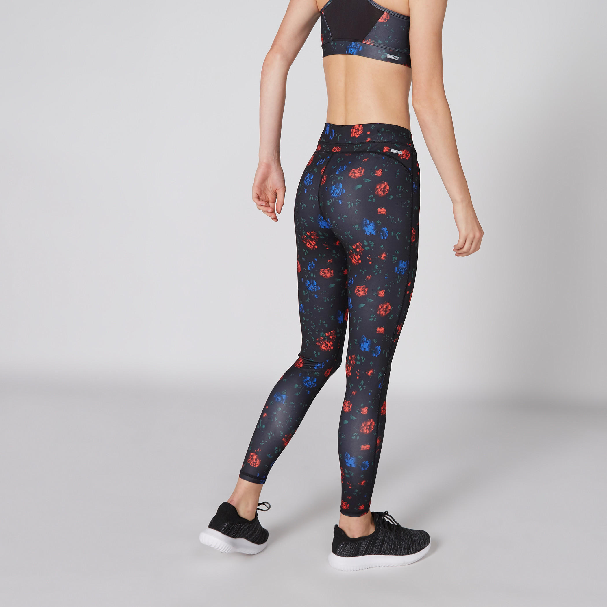 بنطال ليقنز بخصر مطّاطي وطبعات أزهار-women-clothing-bottoms-leggings-image-2