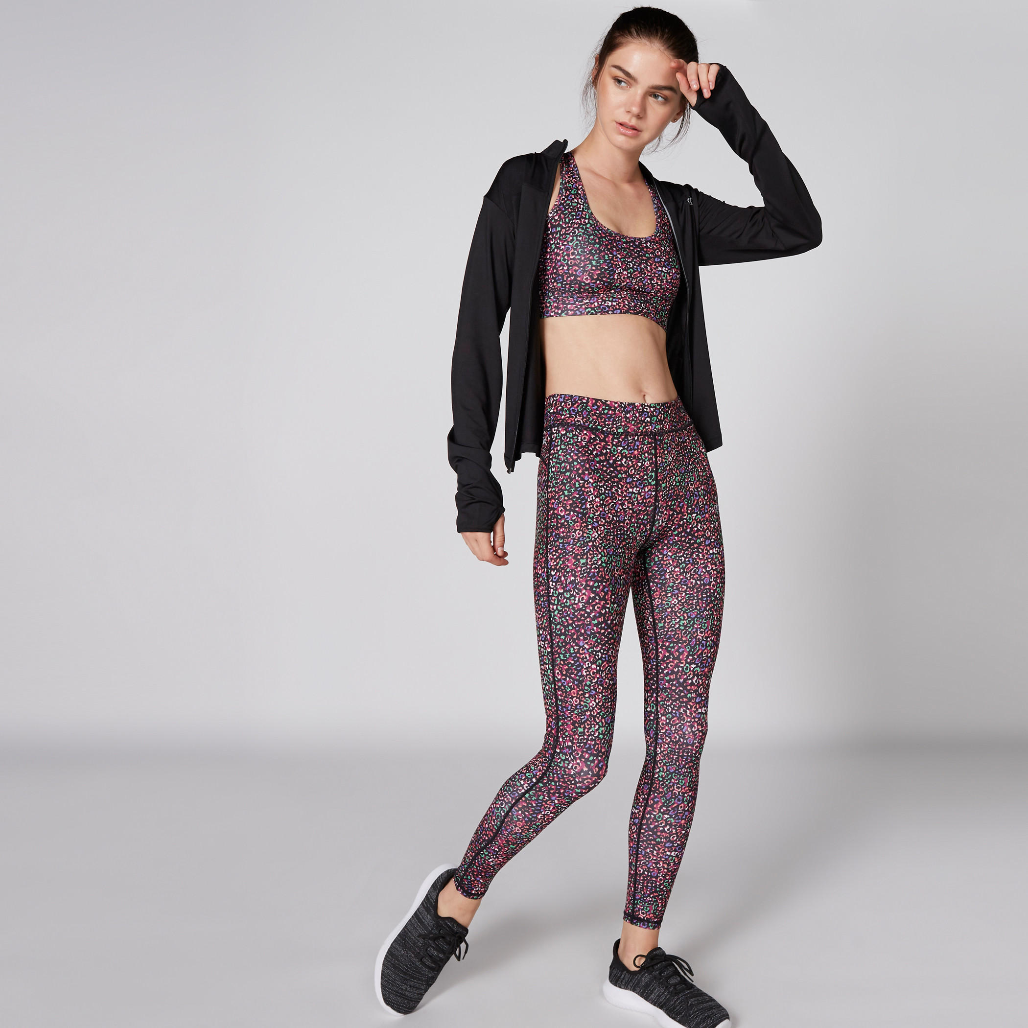 Full Length Printed Leggings with Elasticised Waistband-women-clothing-bottoms-leggings-image-1