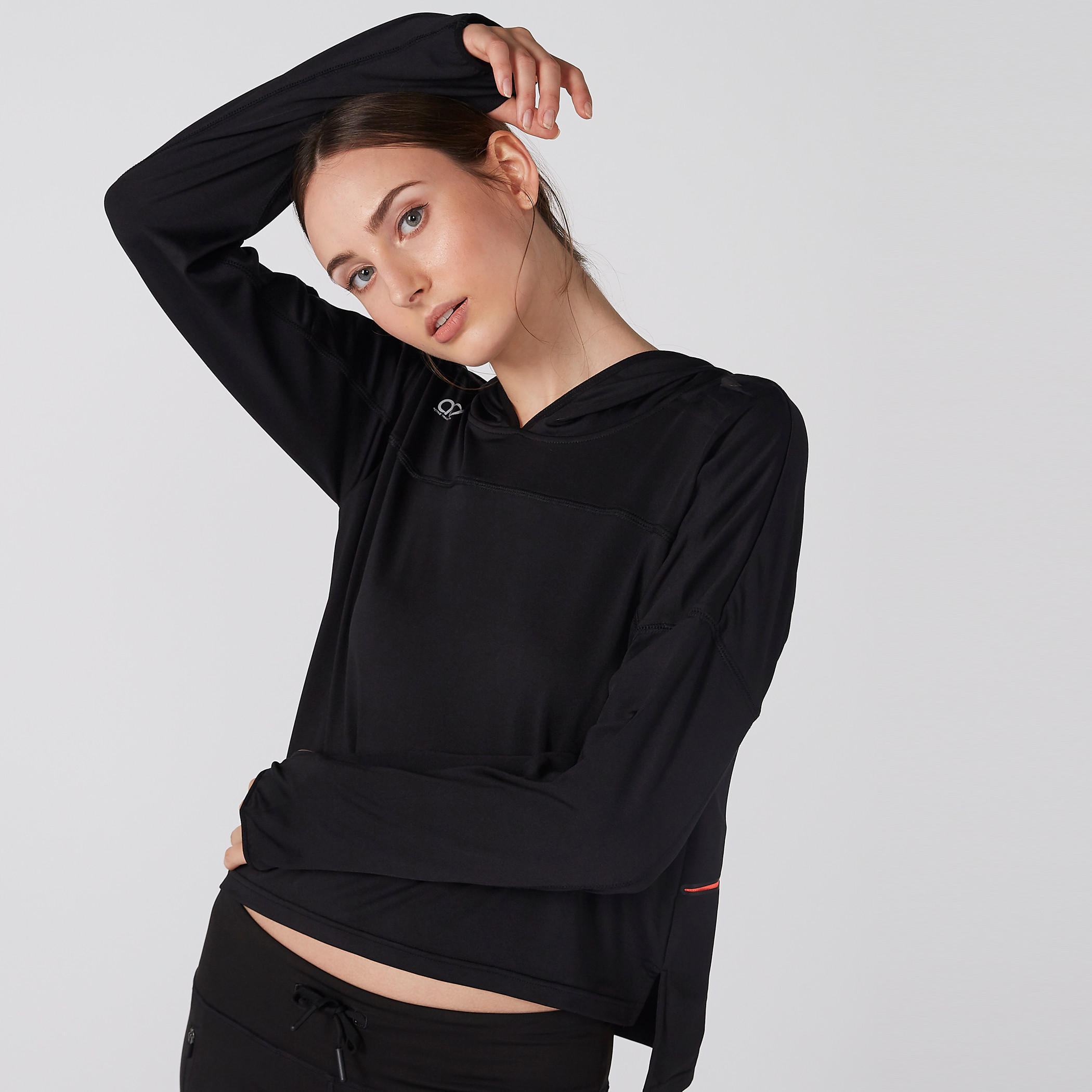 Printed Long Sleeves T-Shirt with Hood and Thumb Hole-women-clothing-sportswearandactivewear-tshirtsandvests-image-5