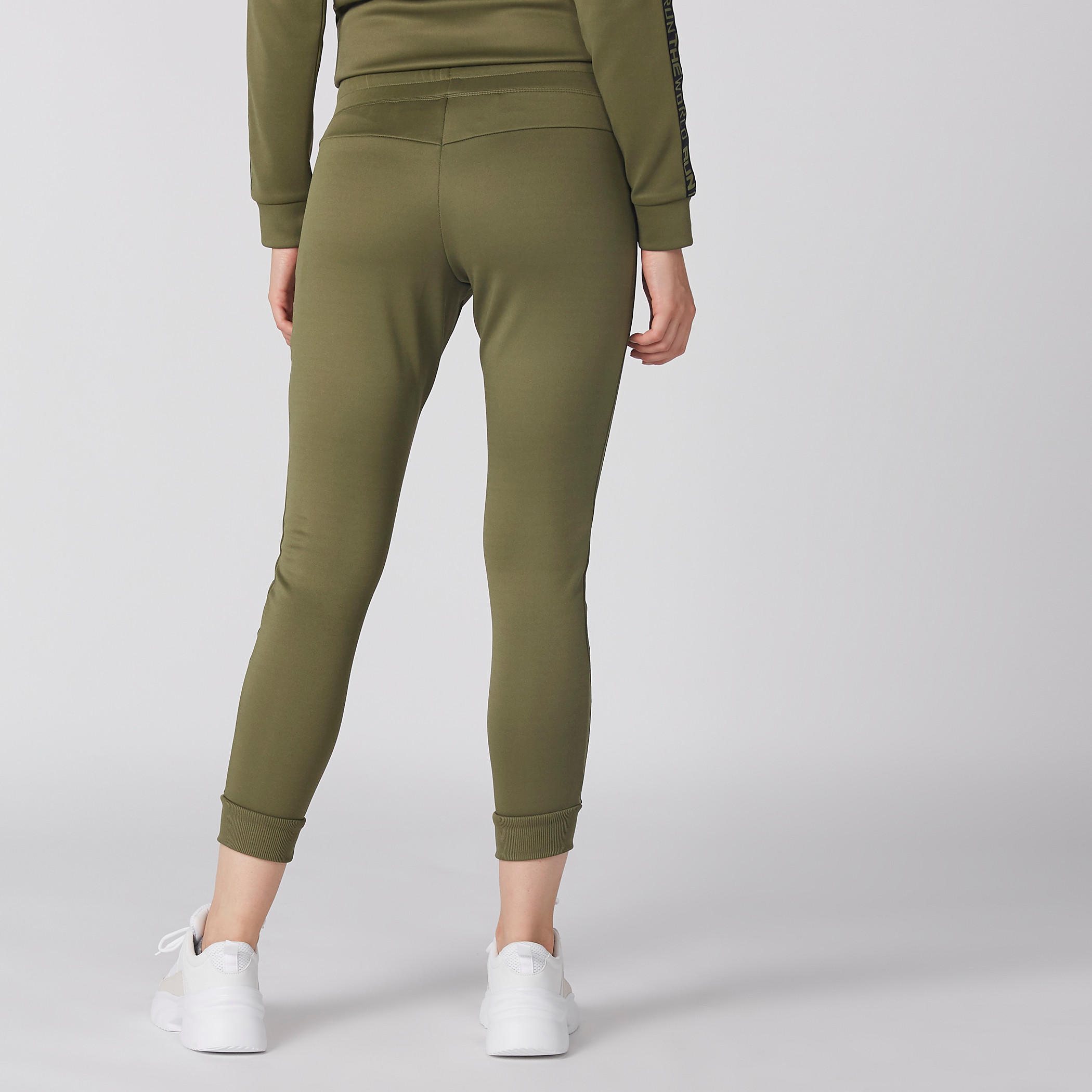 بنطال رياضي طويل بشريطة جانبية ورباط-women-clothing-sportswearandactivewear-bottoms-image-2