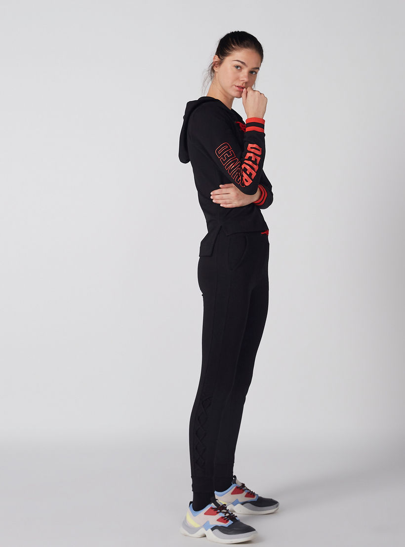 بنطال رياضي طويل بخصر مطّاطي وجيوب-women-clothing-sportswearandactivewear-bottoms-image-1