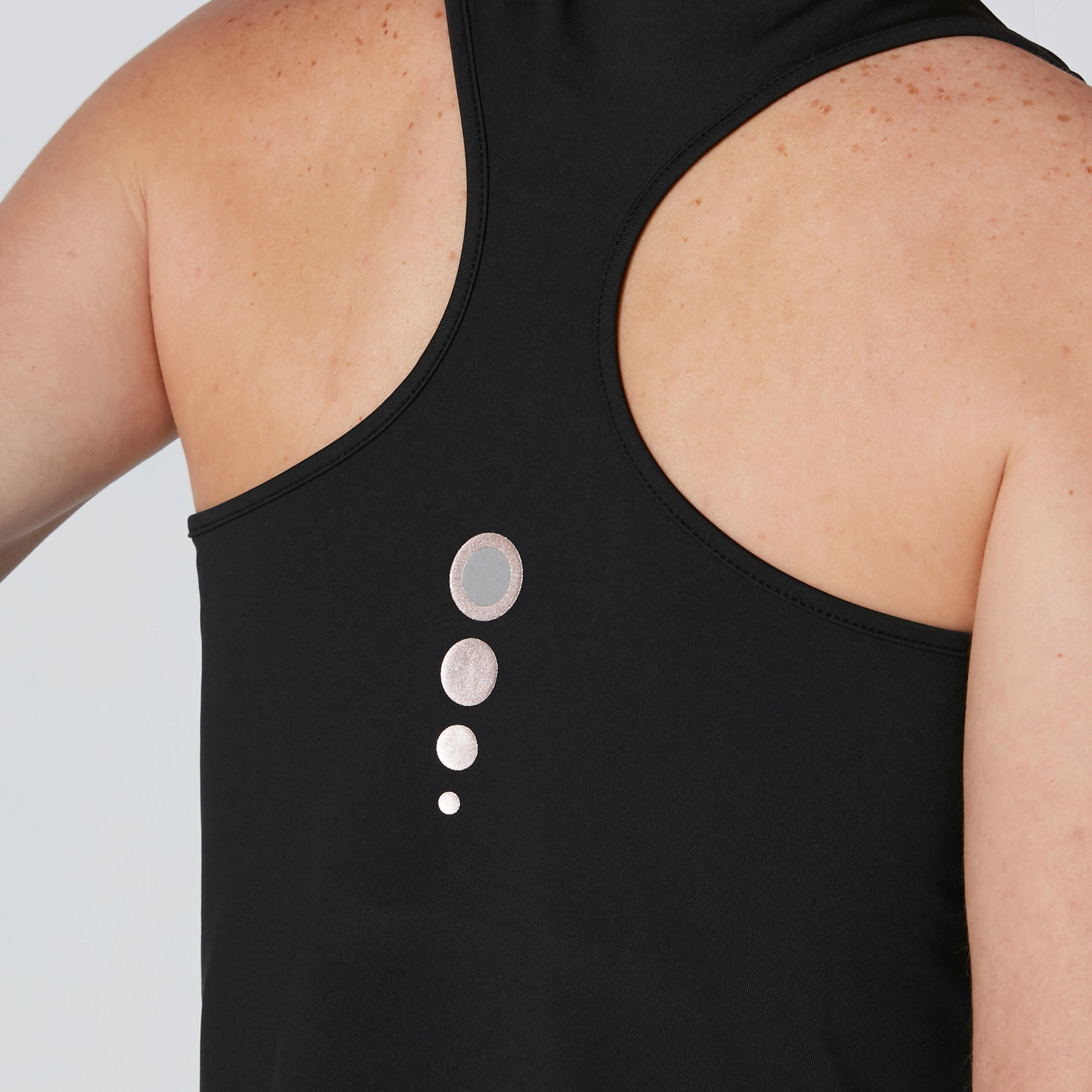 Textured Vest with Scoop Neck and Reflectors-women-clothing-sportswearandactivewear-tshirtsandvests-image-5