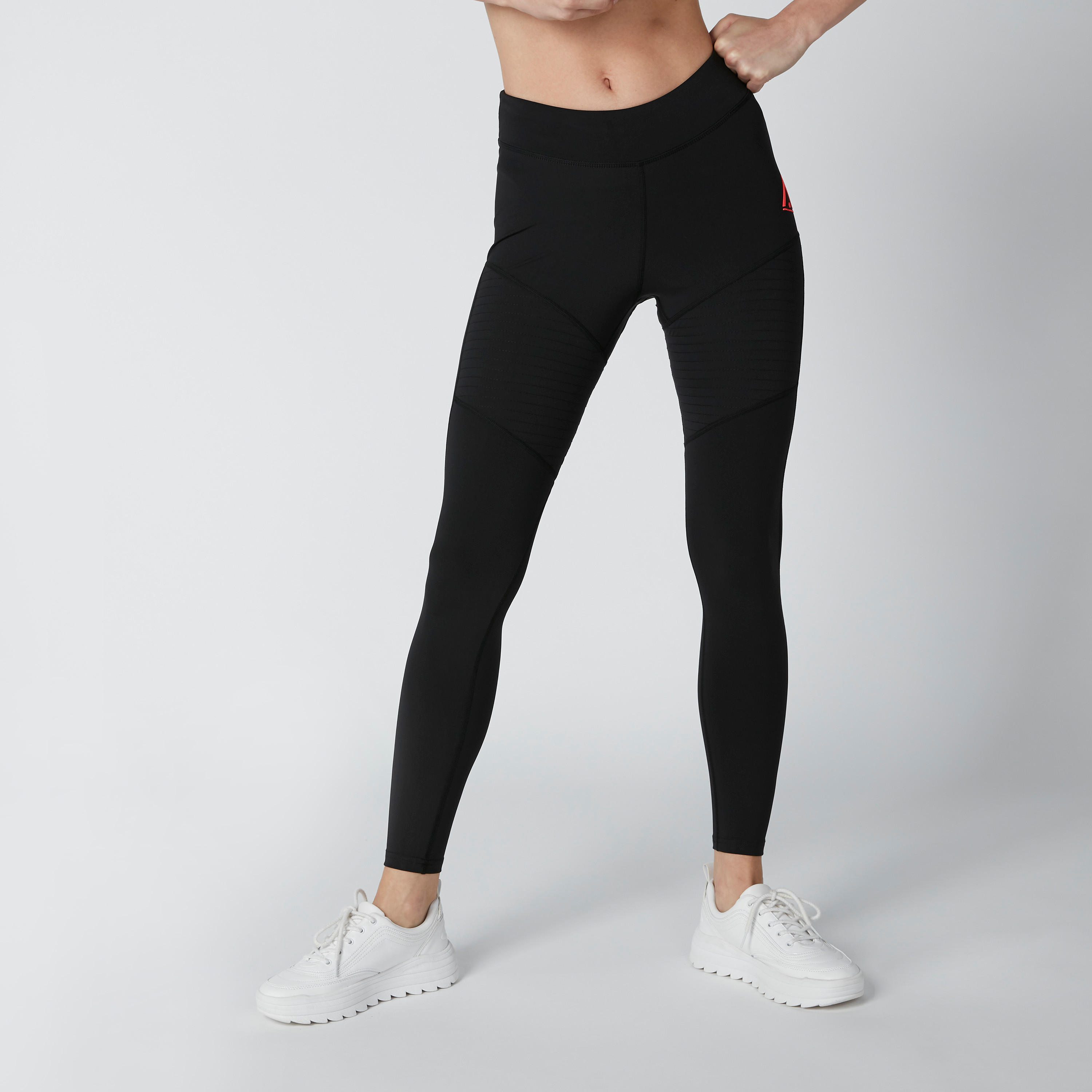بنطال ليقنز طويل بدرزات وطبعات-women-clothing-sportswearandactivewear-bottoms-image-1