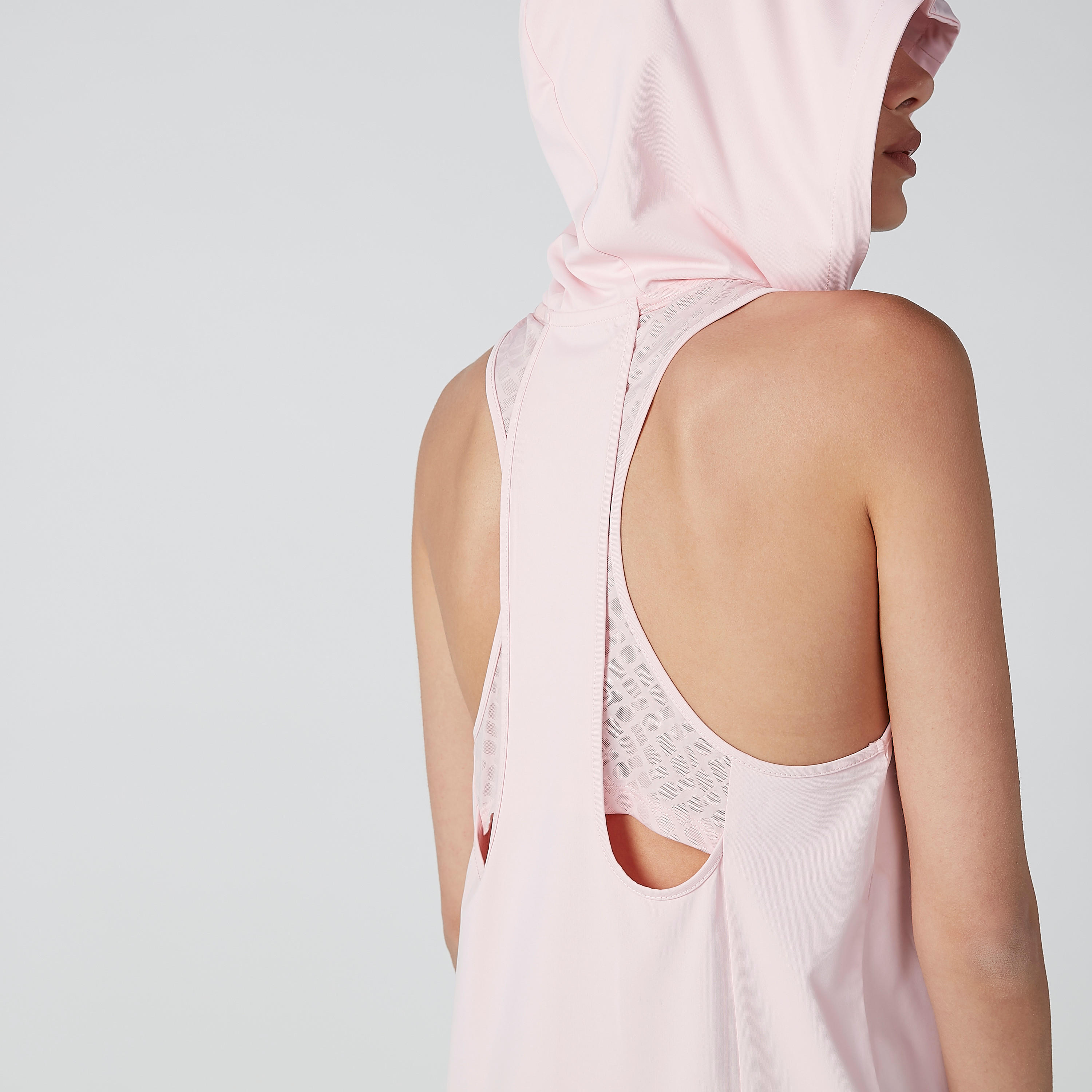 Solid Sleeveless Hoodie with Drawstring-women-clothing-sportswearandactivewear-tshirtsandvests-image-5