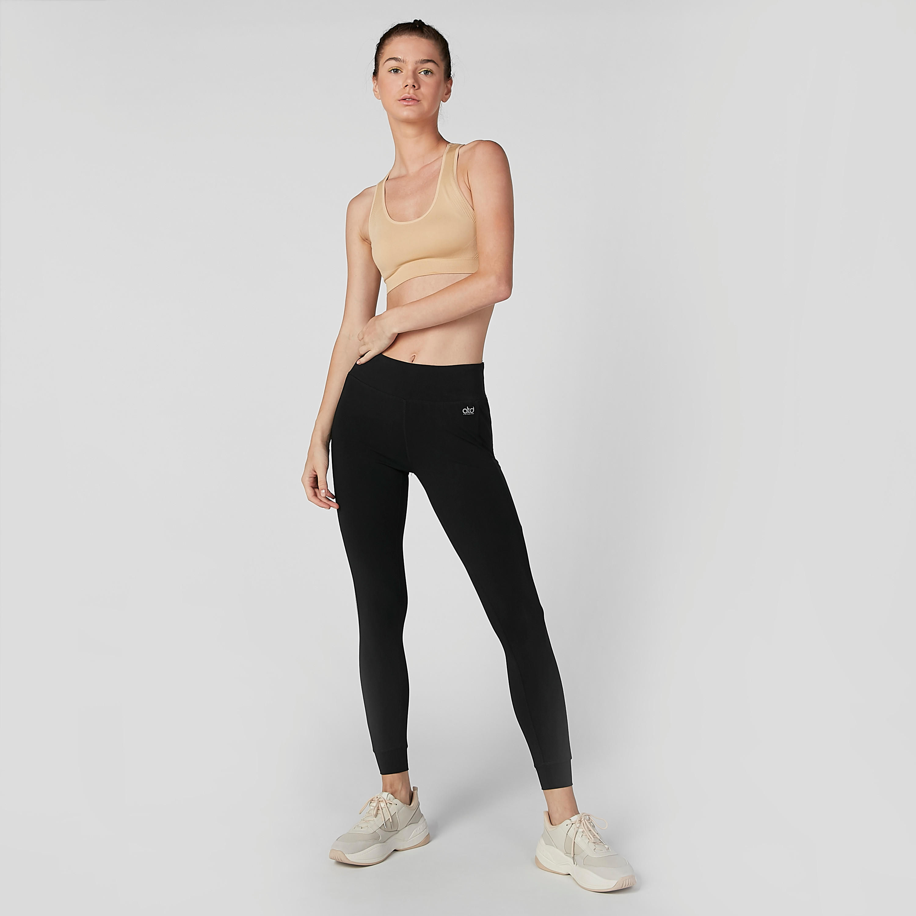 Full Length Stripe Detail Jog Pants with Elasticised Waistband-women-clothing-bottoms-joggers-image-4