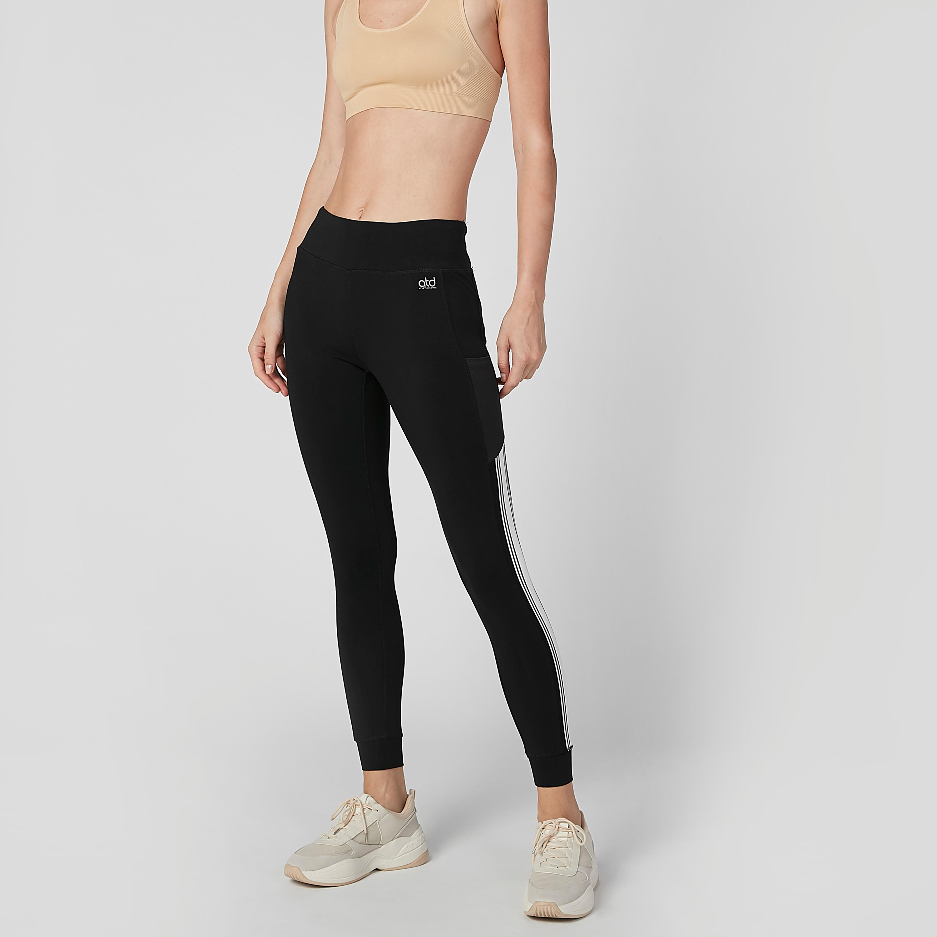 Full Length Stripe Detail Jog Pants with Elasticised Waistband-women-clothing-bottoms-joggers-image-6