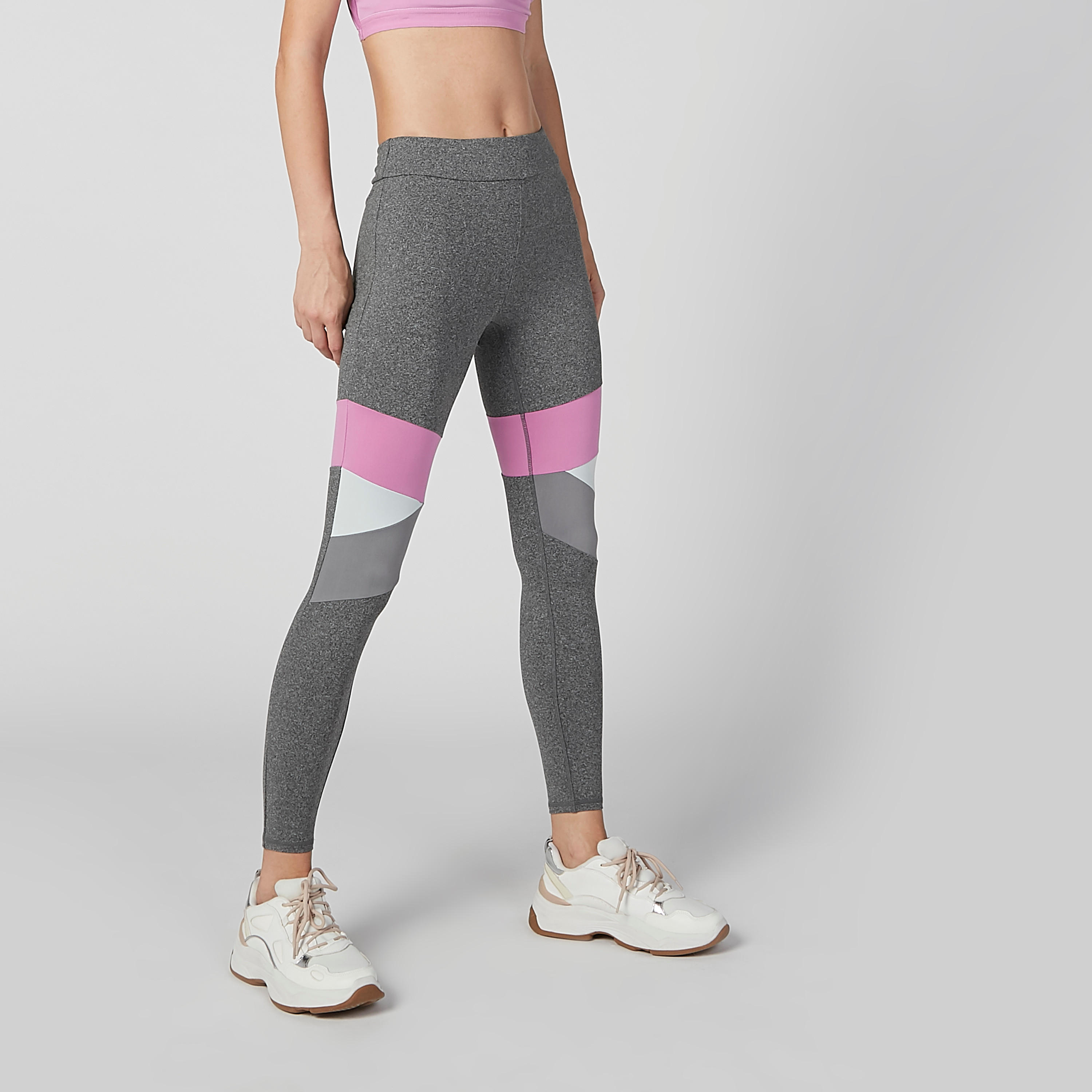 بنطال ليقنز طويل بخصر مطّاطي-women-clothing-sportswearandactivewear-bottoms-image-4