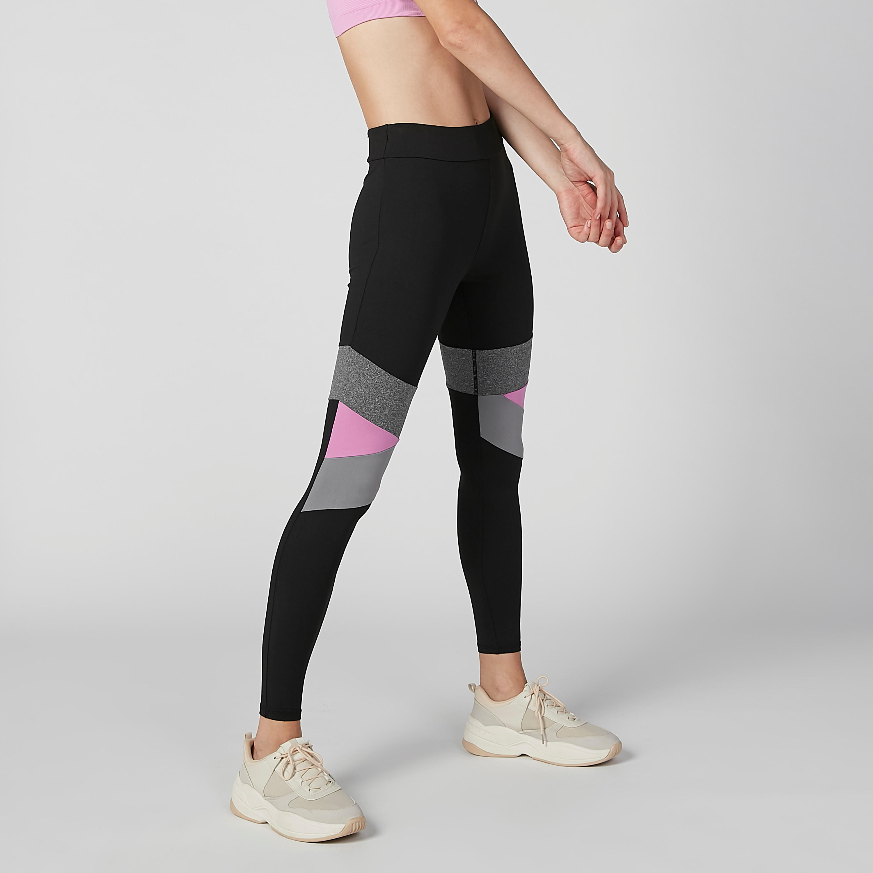 بنطال ليقنز طويل بخصر مطّاطي-women-clothing-sportswearandactivewear-bottoms-image-4