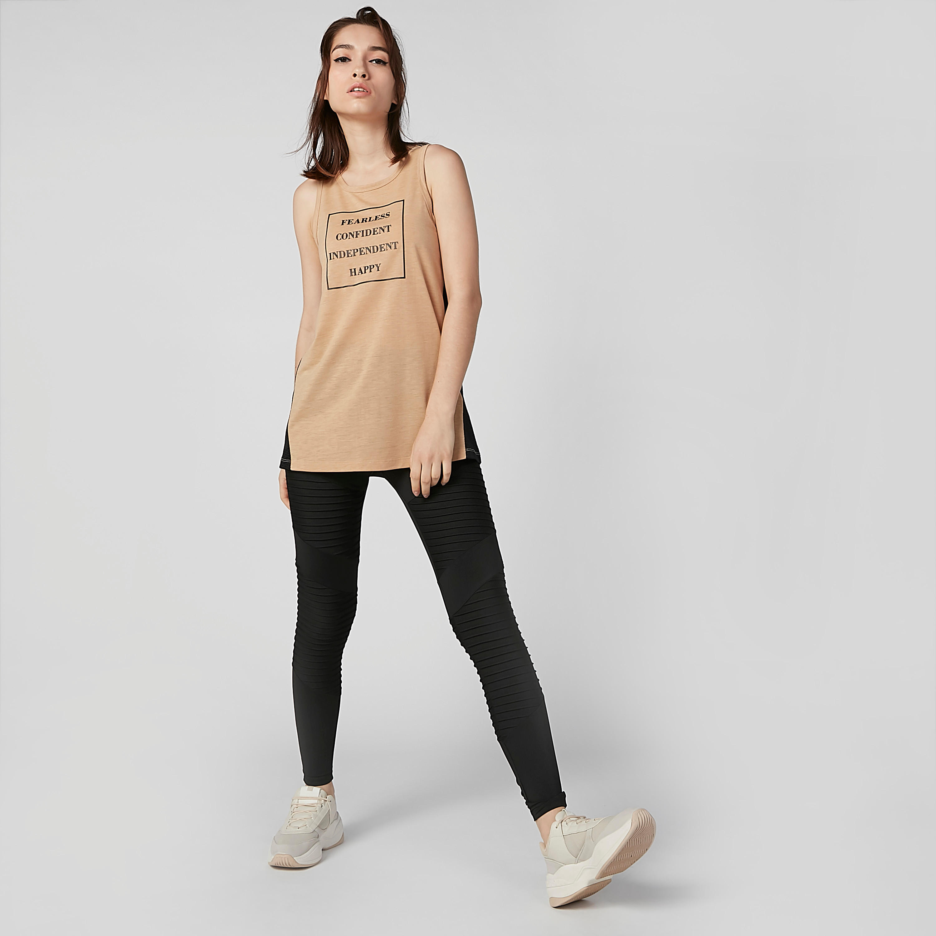 Printed Sleeveless T-shirt with Round Neck-women-clothing-sportswearandactivewear-tshirtsandvests-image-1