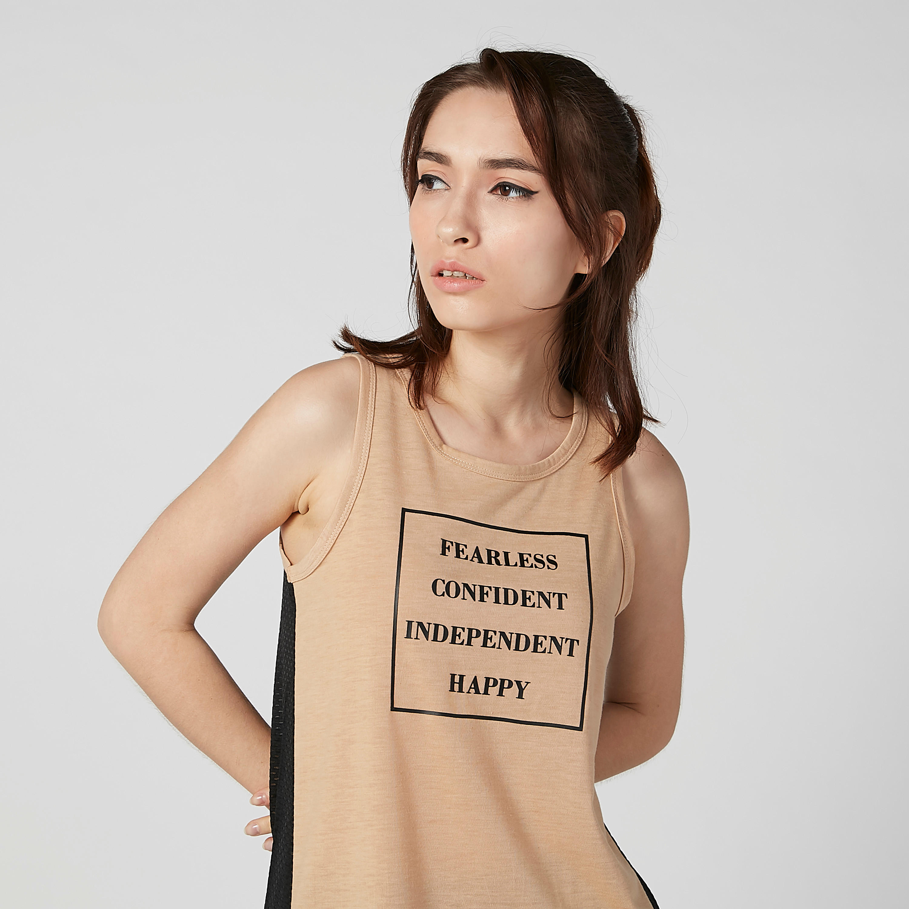 Printed Sleeveless T-shirt with Round Neck-women-clothing-sportswearandactivewear-tshirtsandvests-image-4