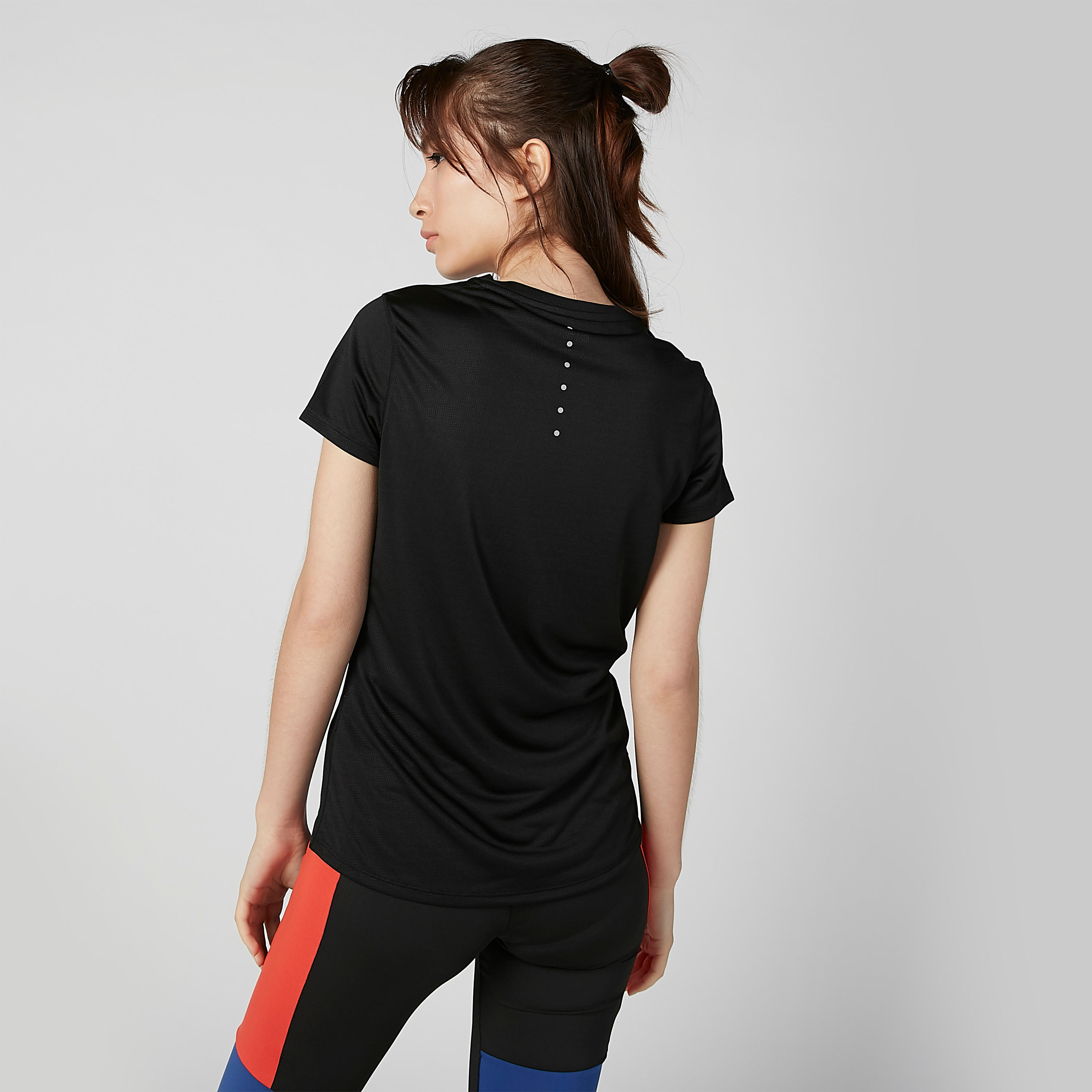 Plain T-shirt with Round Neck and Short Sleeves-women-clothing-sportswearandactivewear-tshirtsandvests-image-6