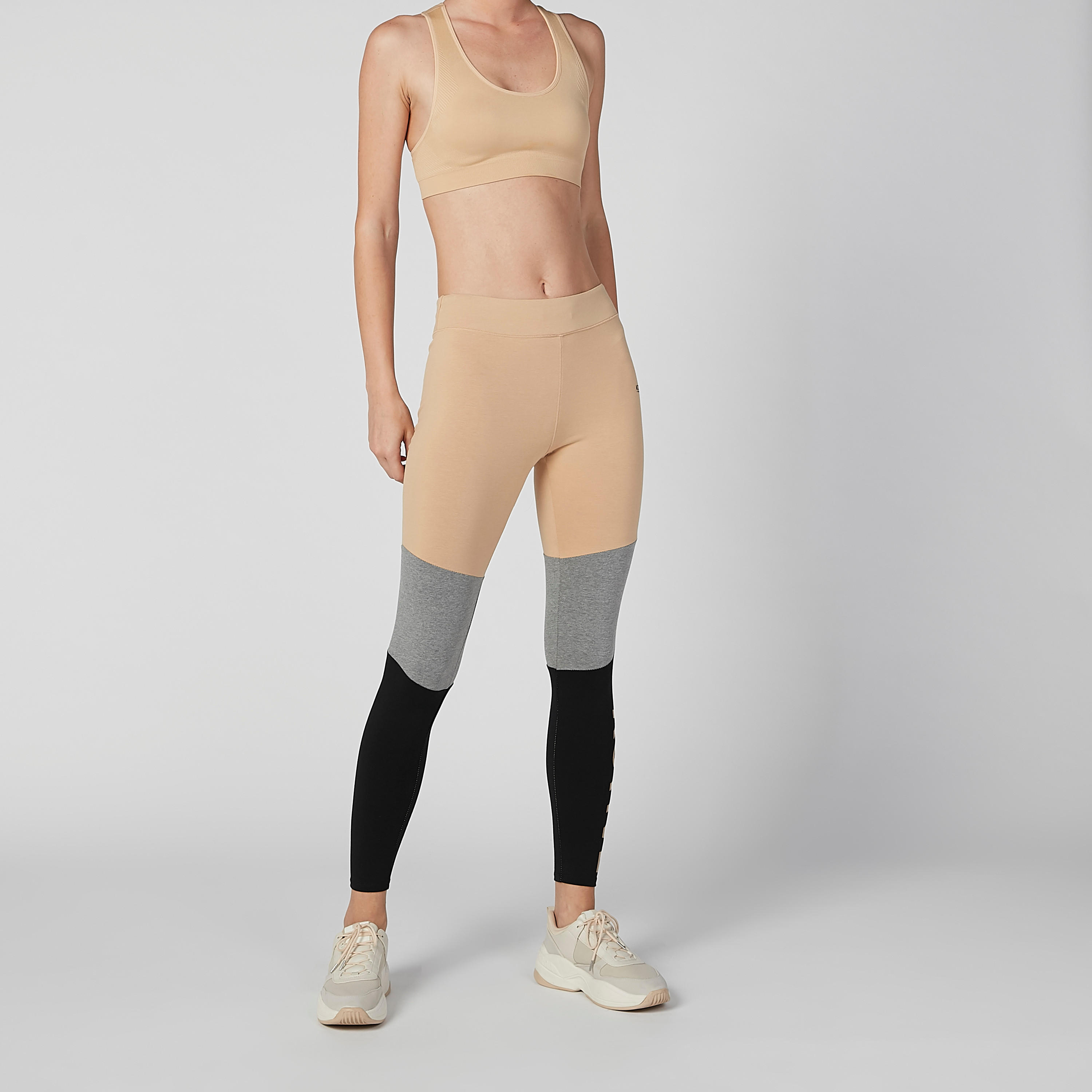 بنطال ليقنز طويل بخصر مطّاطي وطبعات-women-clothing-sportswearandactivewear-bottoms-image-3