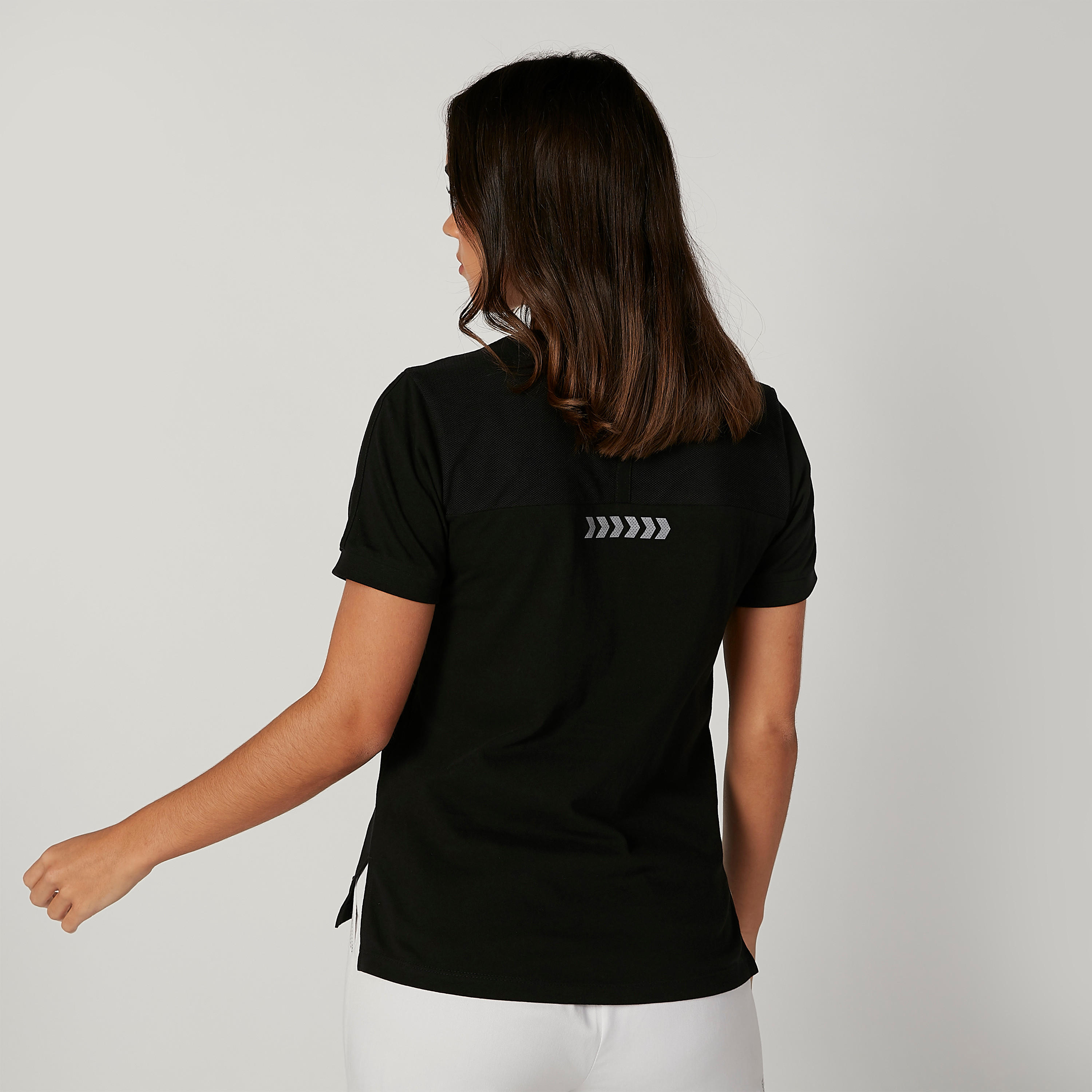 تيشيرت مستدام بياقة مستديرة وأكمام قصيرة وطبعات-women-clothing-sportswearandactivewear-tshirtsandvests-image-2