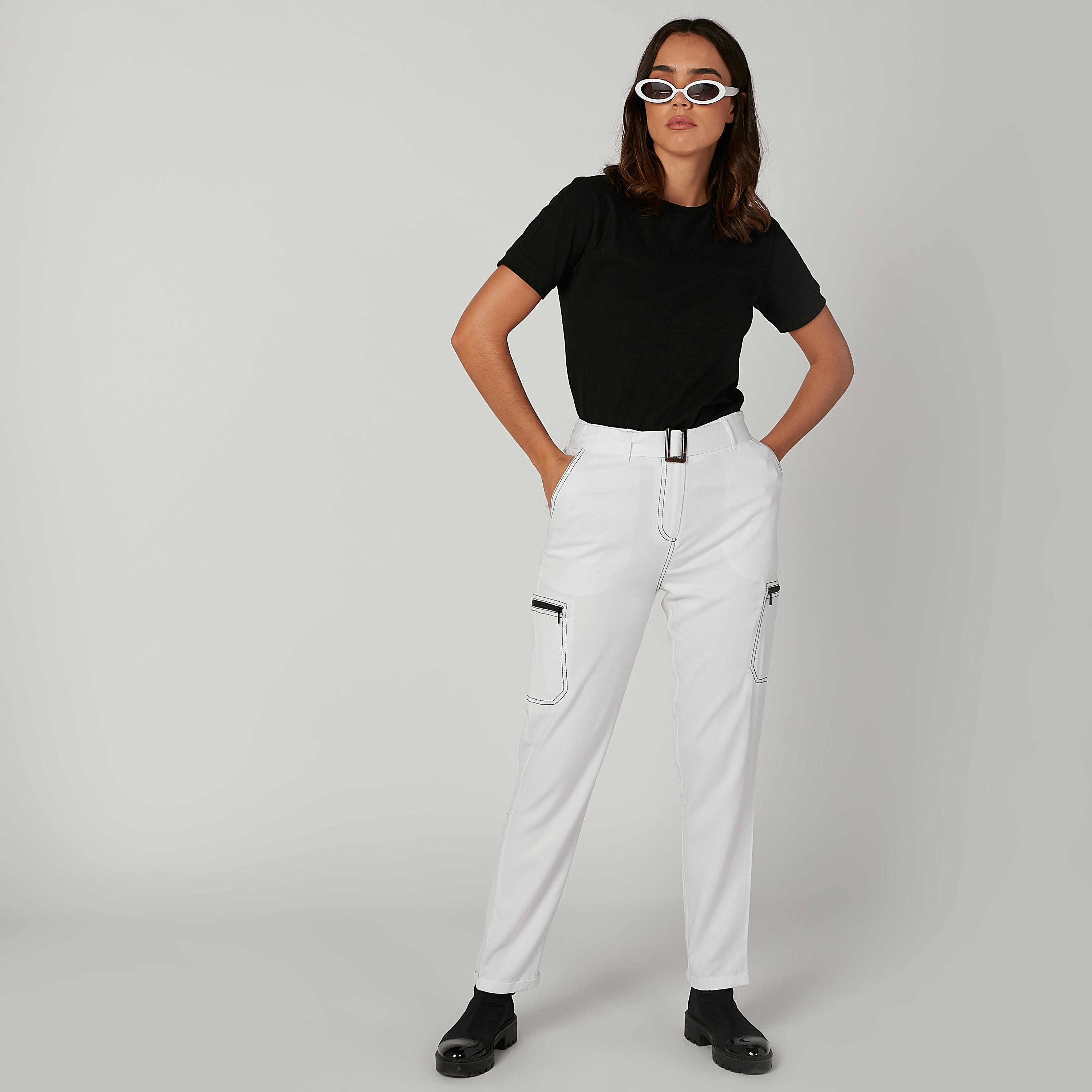 تيشيرت مستدام بياقة مستديرة وأكمام قصيرة وطبعات-women-clothing-sportswearandactivewear-tshirtsandvests-image-4