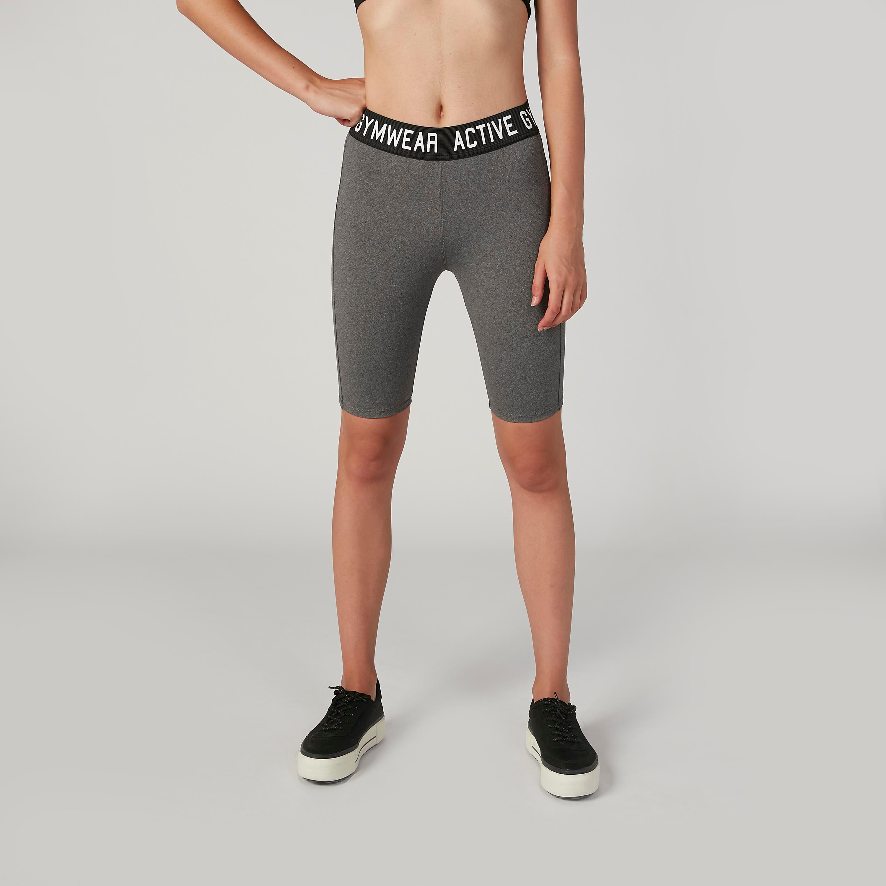 شورت سادة بخصر مطّاطي بطبعات-women-clothing-bottoms-shorts-image-1