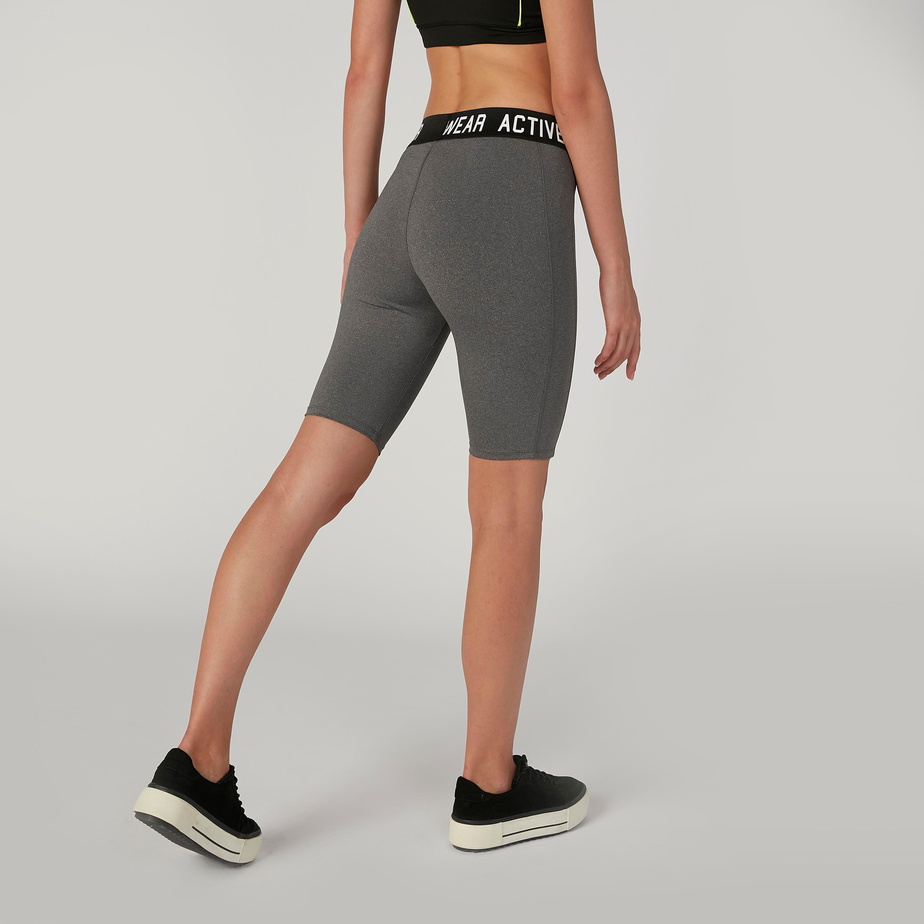 شورت سادة بخصر مطّاطي بطبعات-women-clothing-bottoms-shorts-image-4