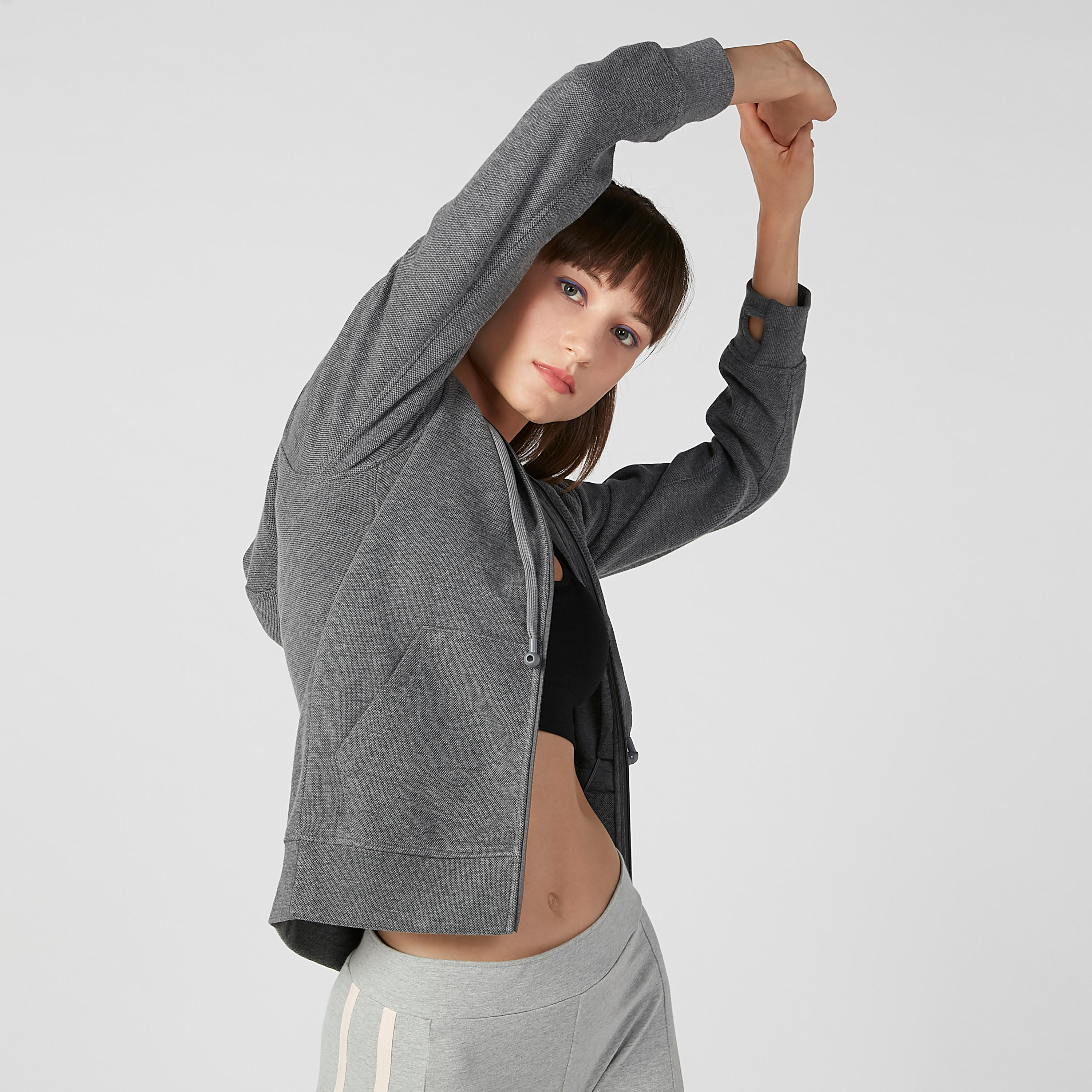 Printed Jacket with Hood and Kangaroo Pockets-women-clothing-sportswearandactivewear-coatsandjackets-jackets-image-3