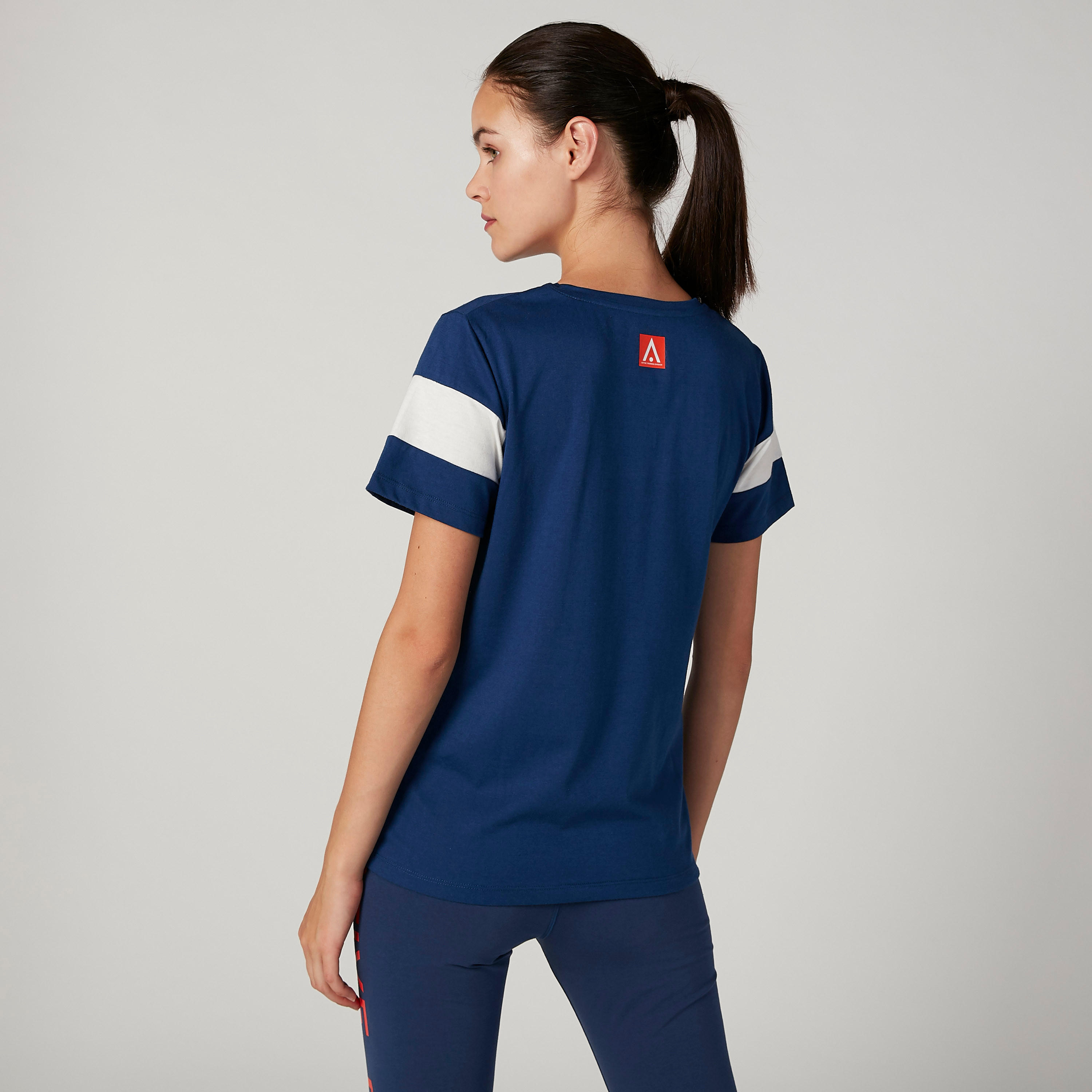 Printed T-shirt with Round Neck and Short Sleeves-women-clothing-sportswearandactivewear-tshirtsandvests-image-3