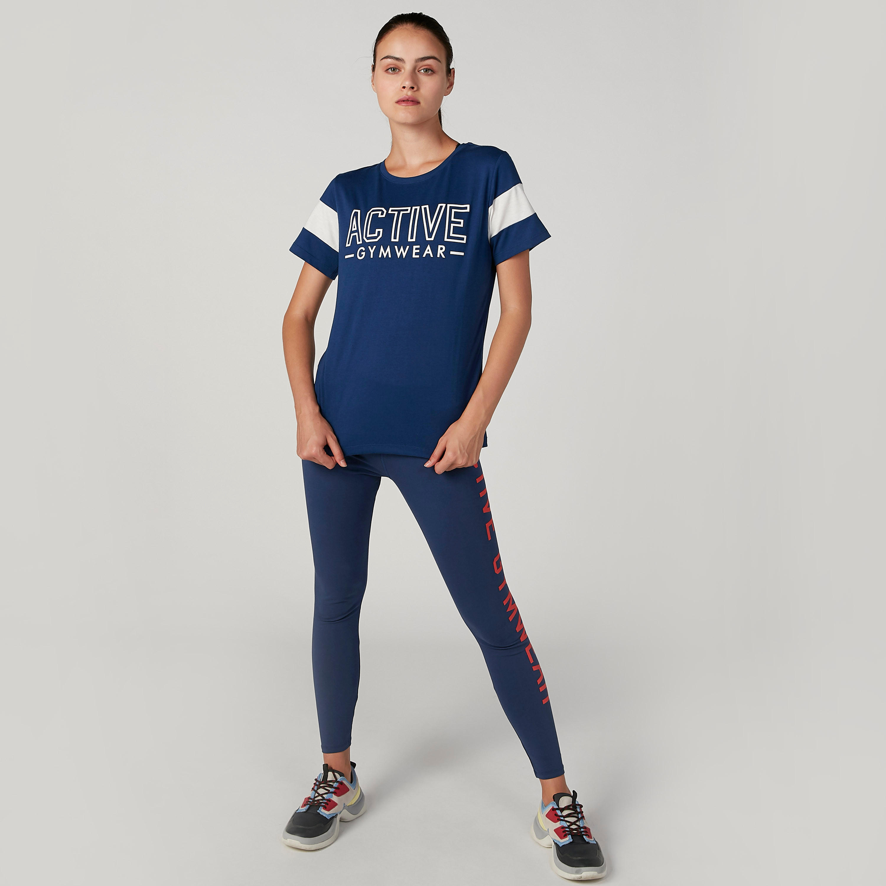 Printed T-shirt with Round Neck and Short Sleeves-women-clothing-sportswearandactivewear-tshirtsandvests-image-4
