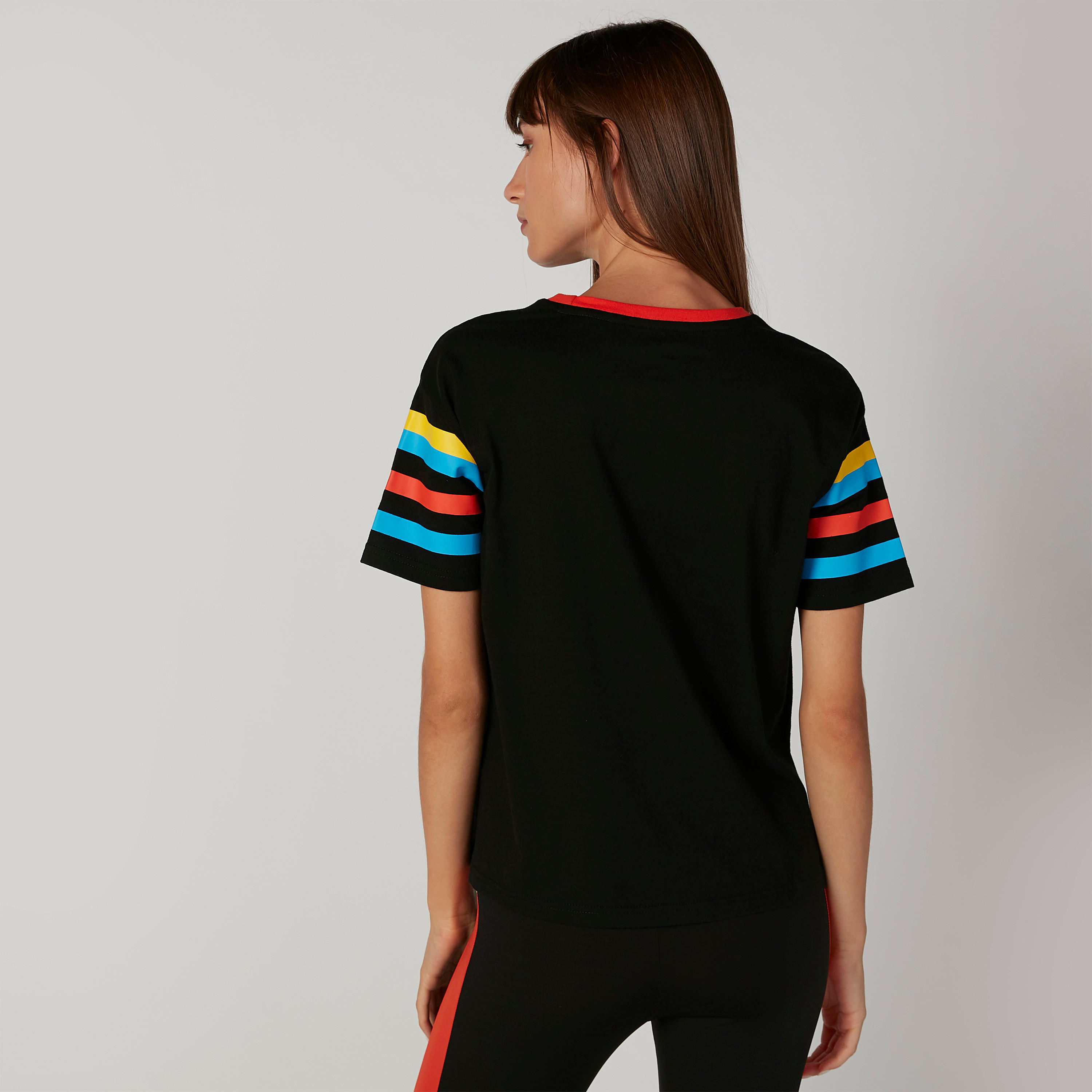 Printed T-shirt with Round Neck and Short Sleeves-women-clothing-sportswearandactivewear-tshirtsandvests-image-3